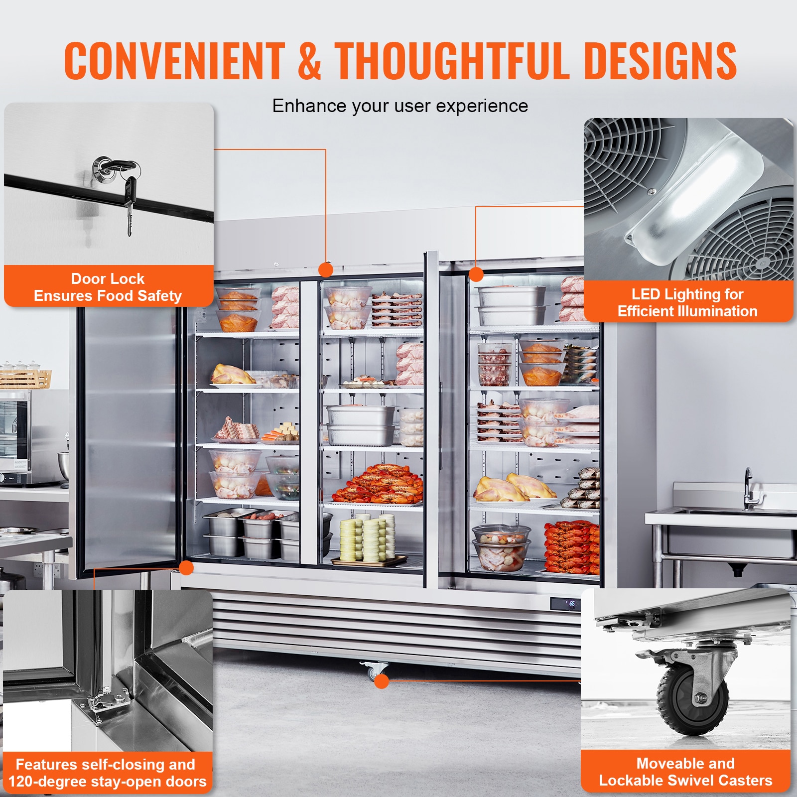 VEVOR SCLSSYLJMCLD03847V1 Commercial-Refrigerators - View #6