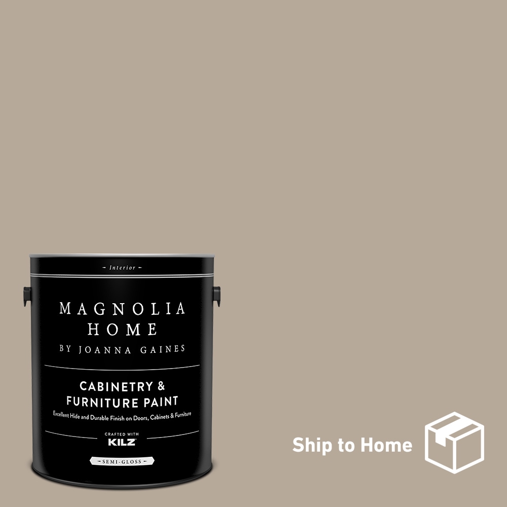 by Joanna Gaines Cabinetry and Furniture Paint Satin Rustic Oak Cabinet and Furniture Paint Enamel (1-Gallon) | - Magnolia Home 15293801