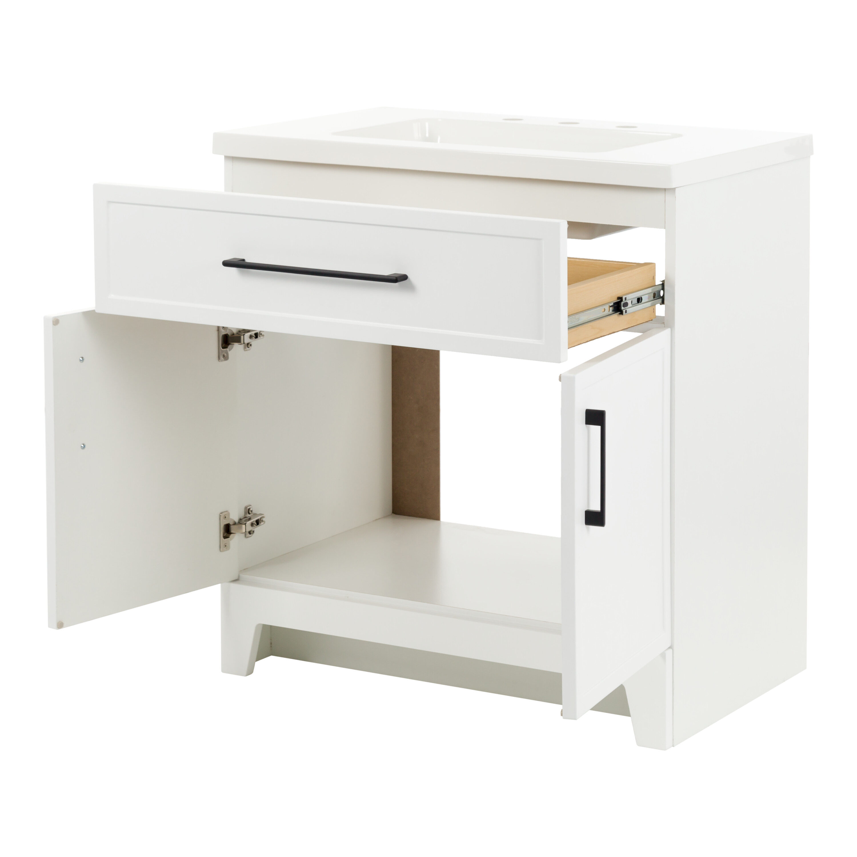 Style Selections LW24W30P2-WH Bath-Vanity-Combo - View #2