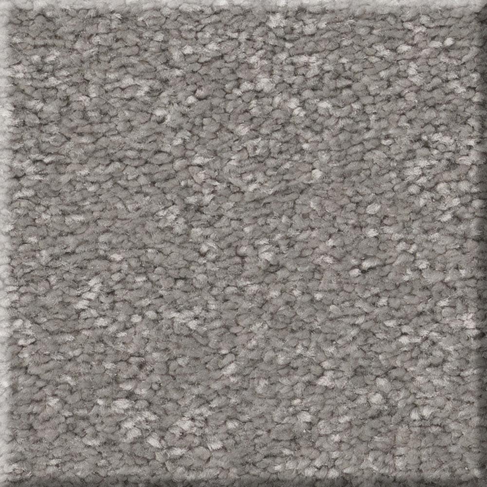 STAINMASTER 7L871 - 501 - SAMP (Sample) Chic Dreams II Sterling Gray 58.5-oz sq yard Polyester Textured Indoor Carpet