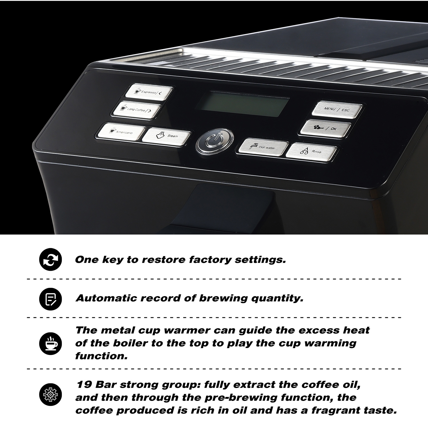 SINOFURN SYB460002BK Espresso-Machines - View #15