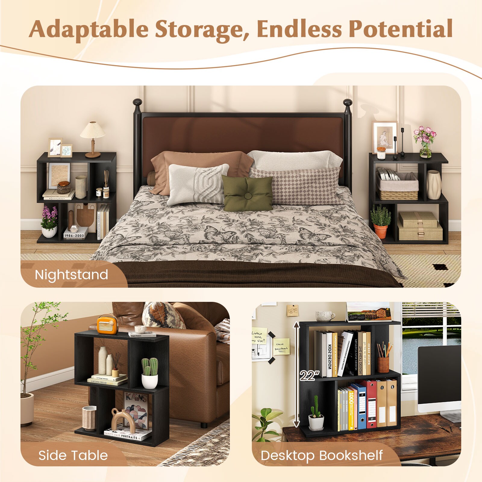 Slickblue D-CO-KD86321VJ bookcases - View #6