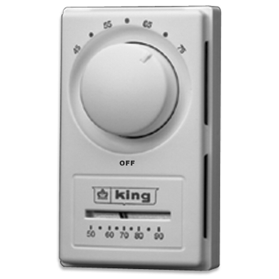 King Mechanical Non-Programmable Thermostat Use with Electric Baseboard ...