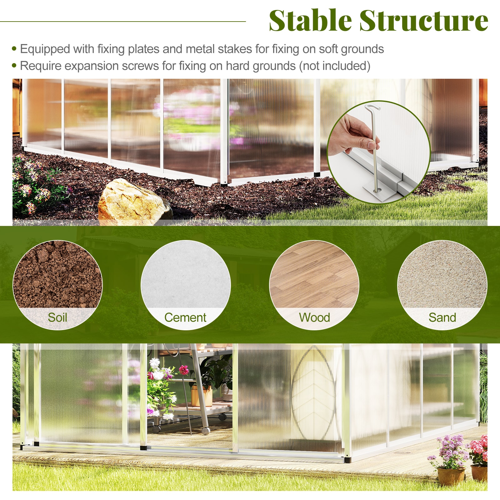 Slickblue D-CO-+LS6824TG greenhouses - View #8