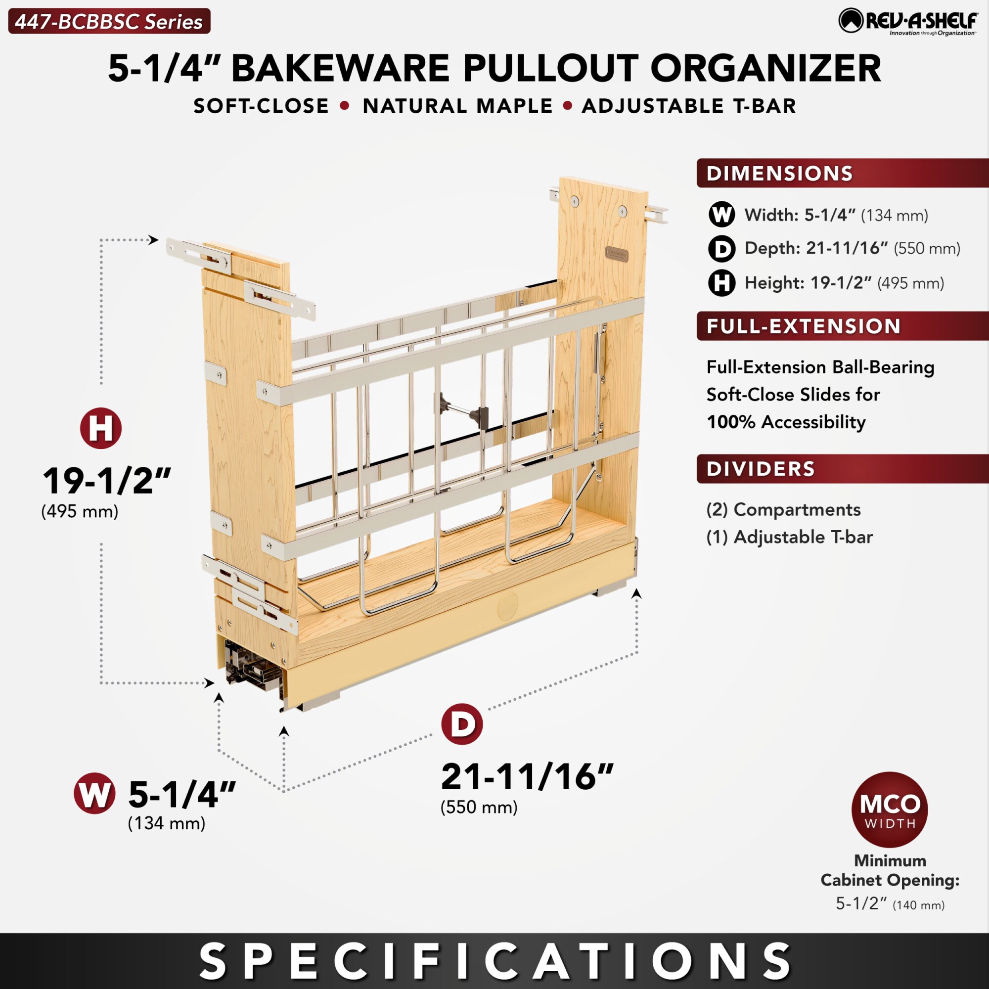 Rev-A-Shelf 166213 Pull-Out-Cabinet-Baskets - View #6