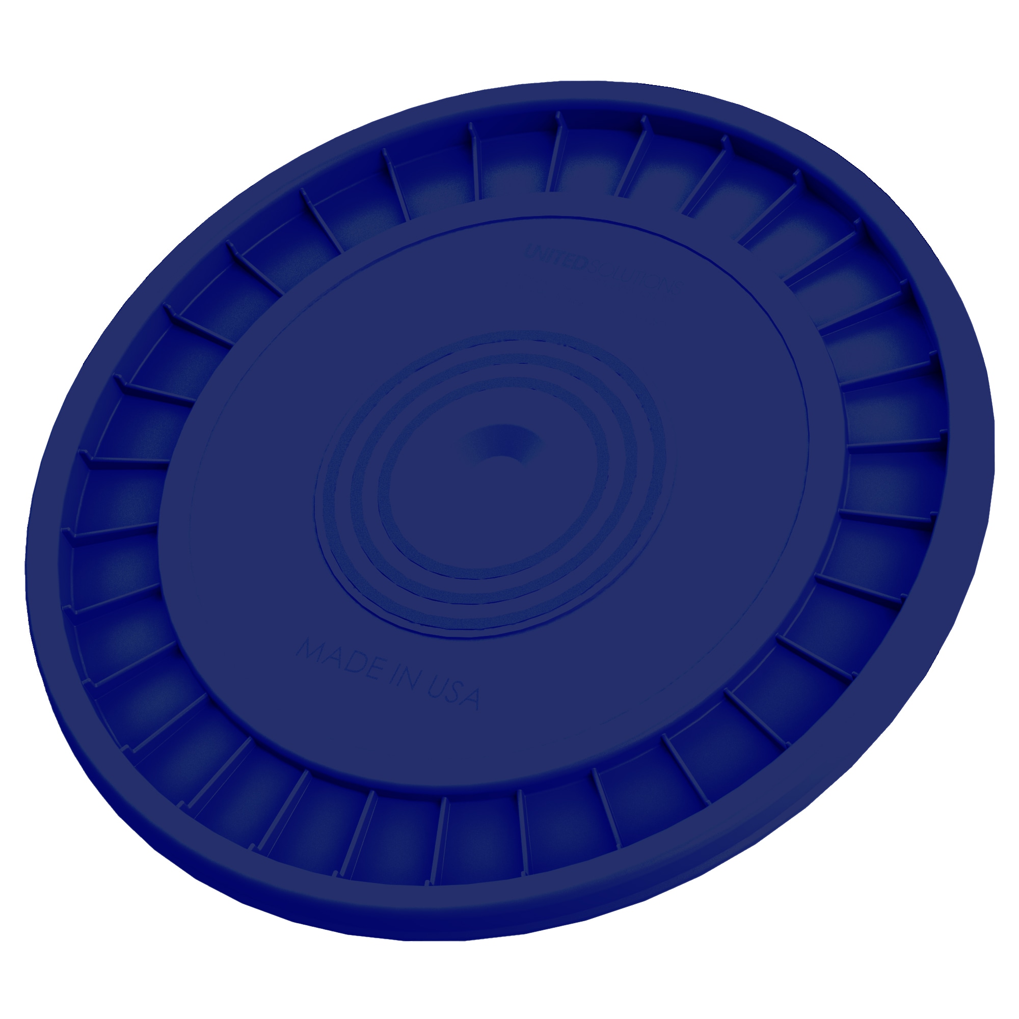 United Solutions 5-Gallon Blue Plastic Bucket Lid in the Bucket