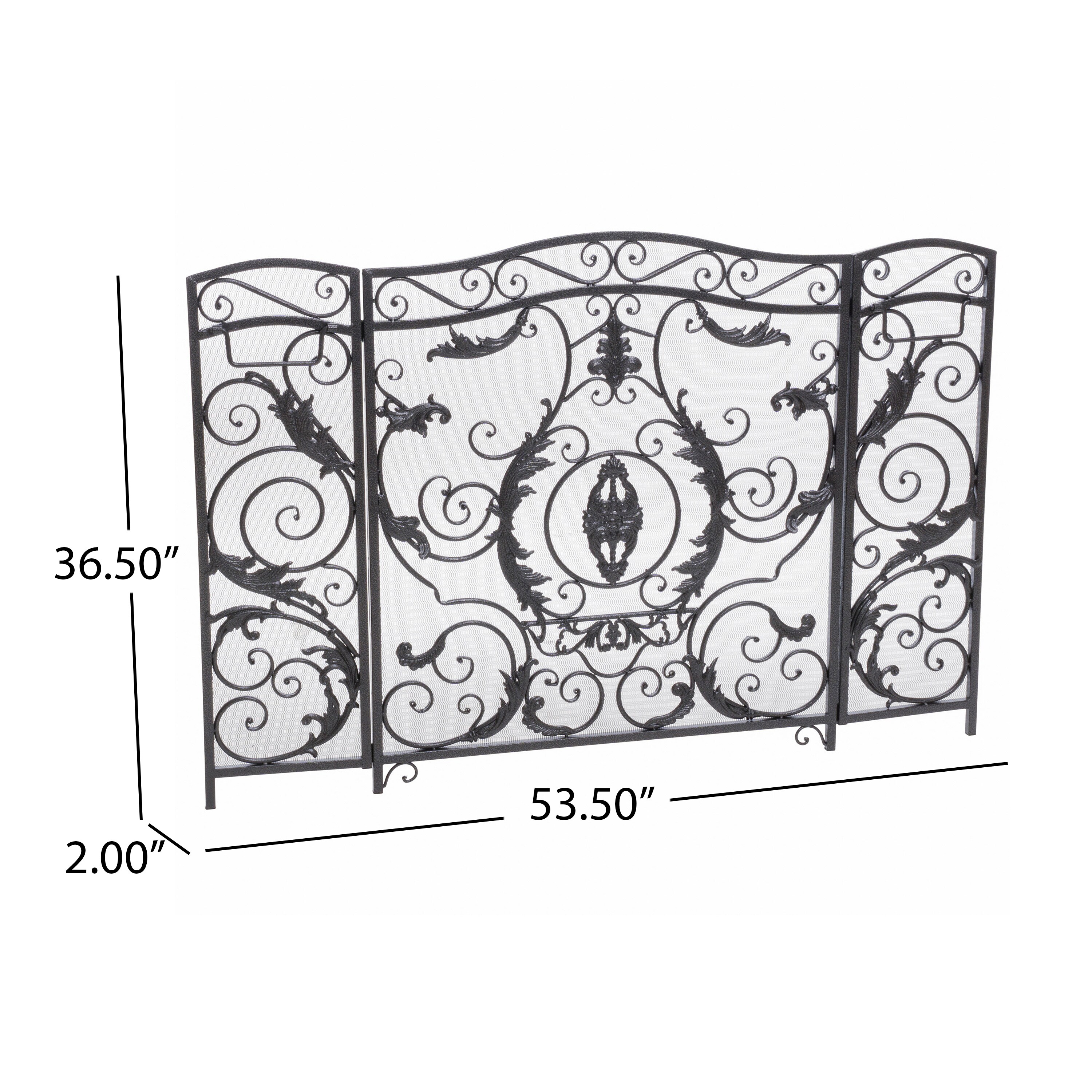 Siavonce XH4100SIL Fireplace-Screens - View #3