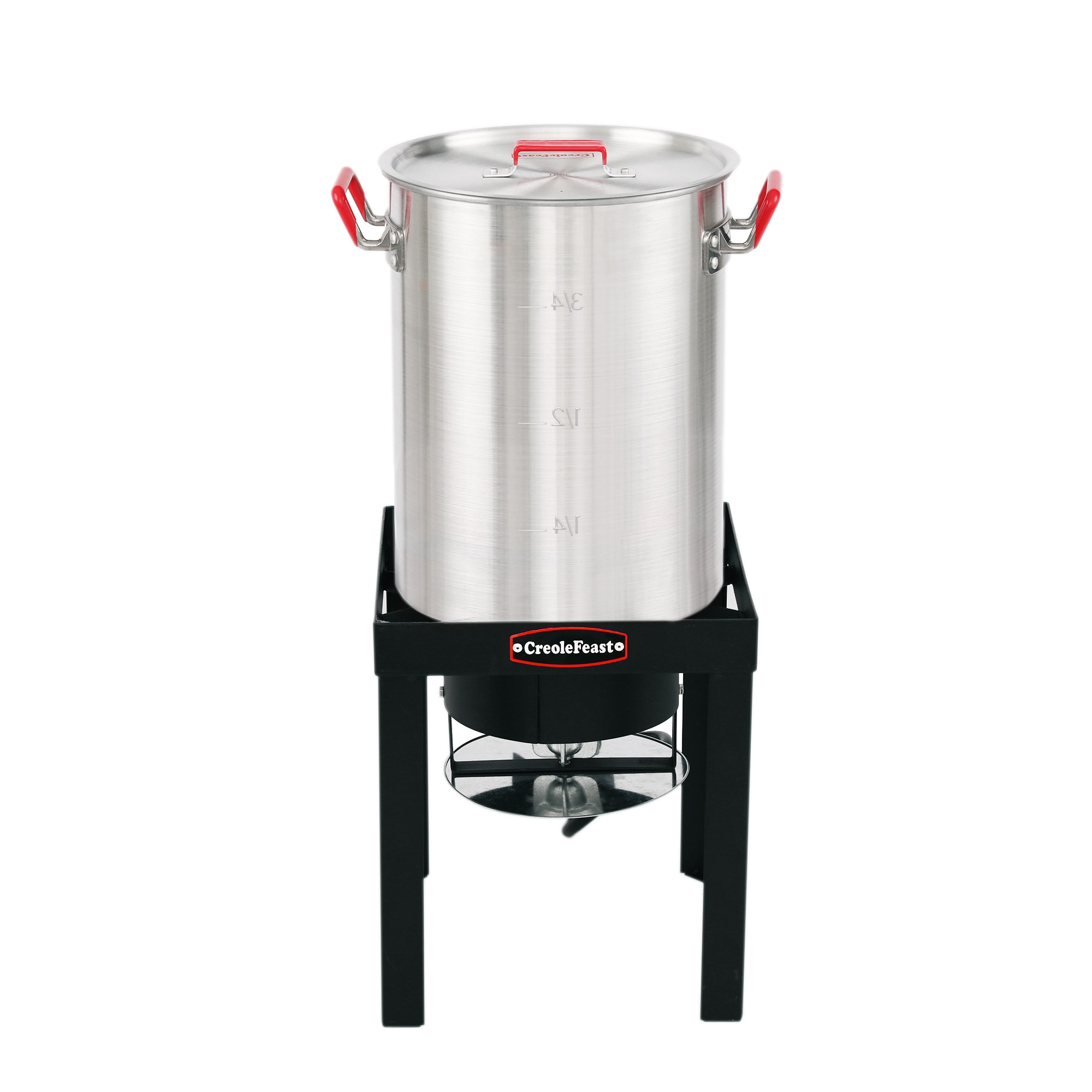 Creole Feast Premium Aluminum Propane 30-Quart 20-lb. cylinder Electronic  Ignition Gas Turkey Fryer in the Turkey Fryers department at