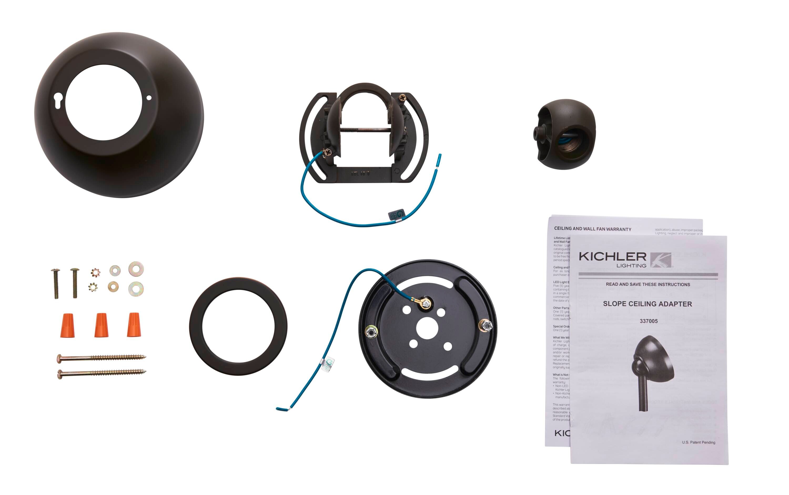 Kichler 337005OLZ Ceiling-Fan-Mtg-Hdwr - View #2