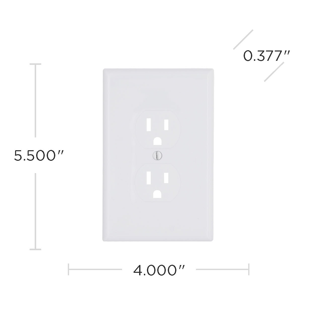 Hubbell MW2600WX-4 Electrical-Wall-Plates - View #2