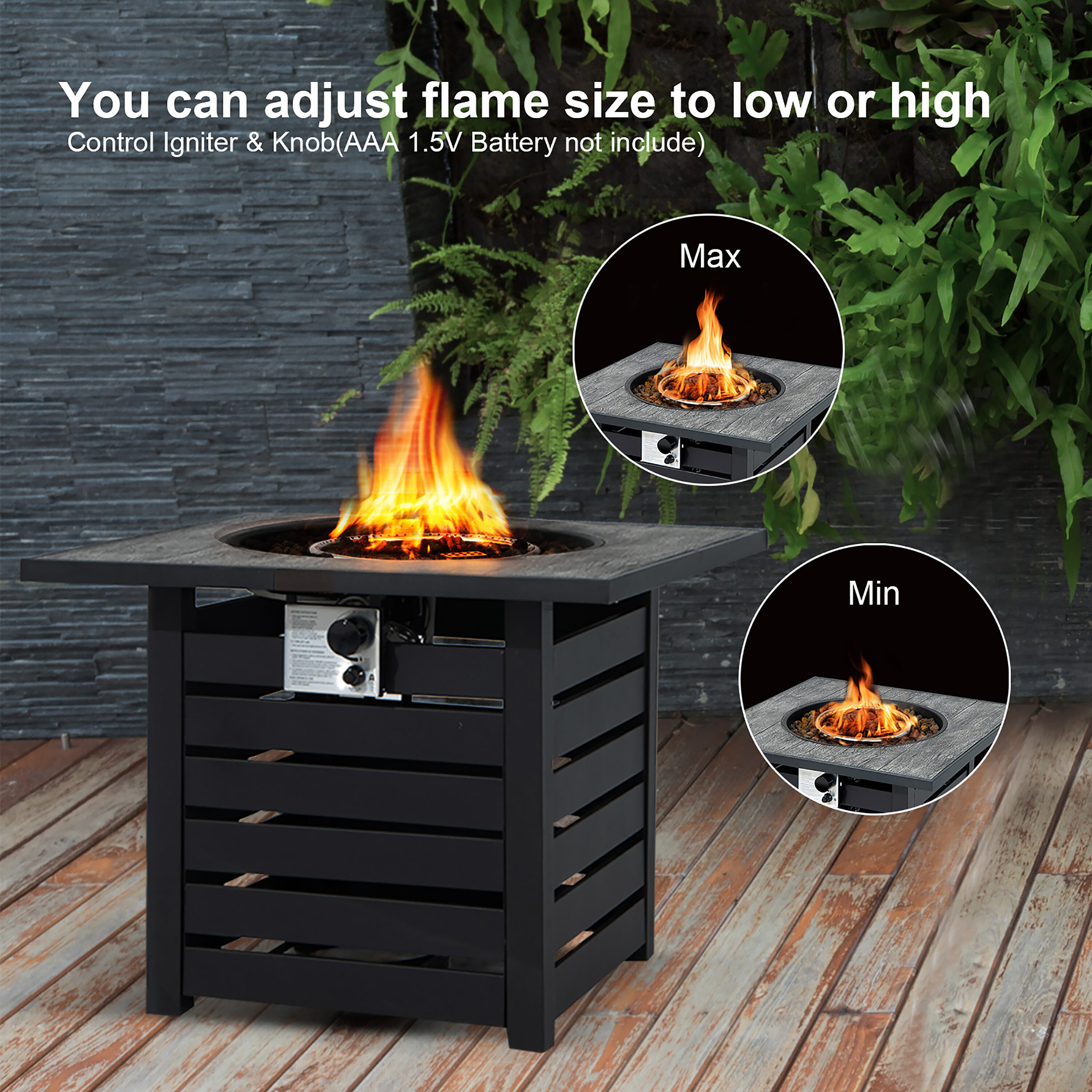 Costway NP10459 Outdoor-Gas-Firepits - View #4