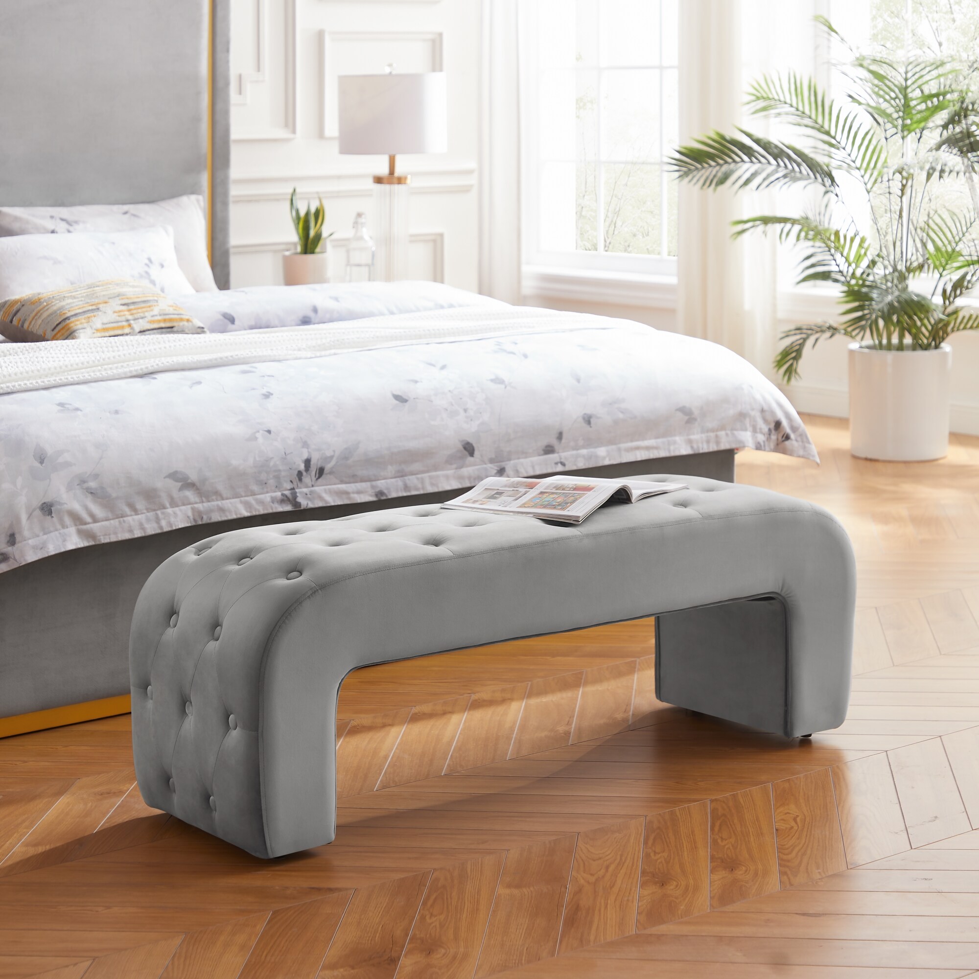 Inspired Home BH475-02GR-LS bench - View #2
