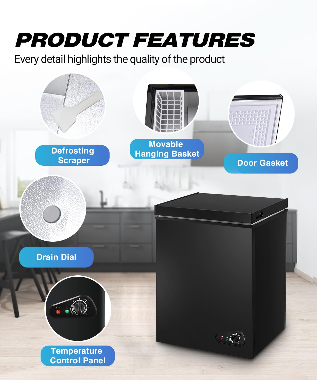Delamu FLG-72Q-BLACK m050210 - View #3