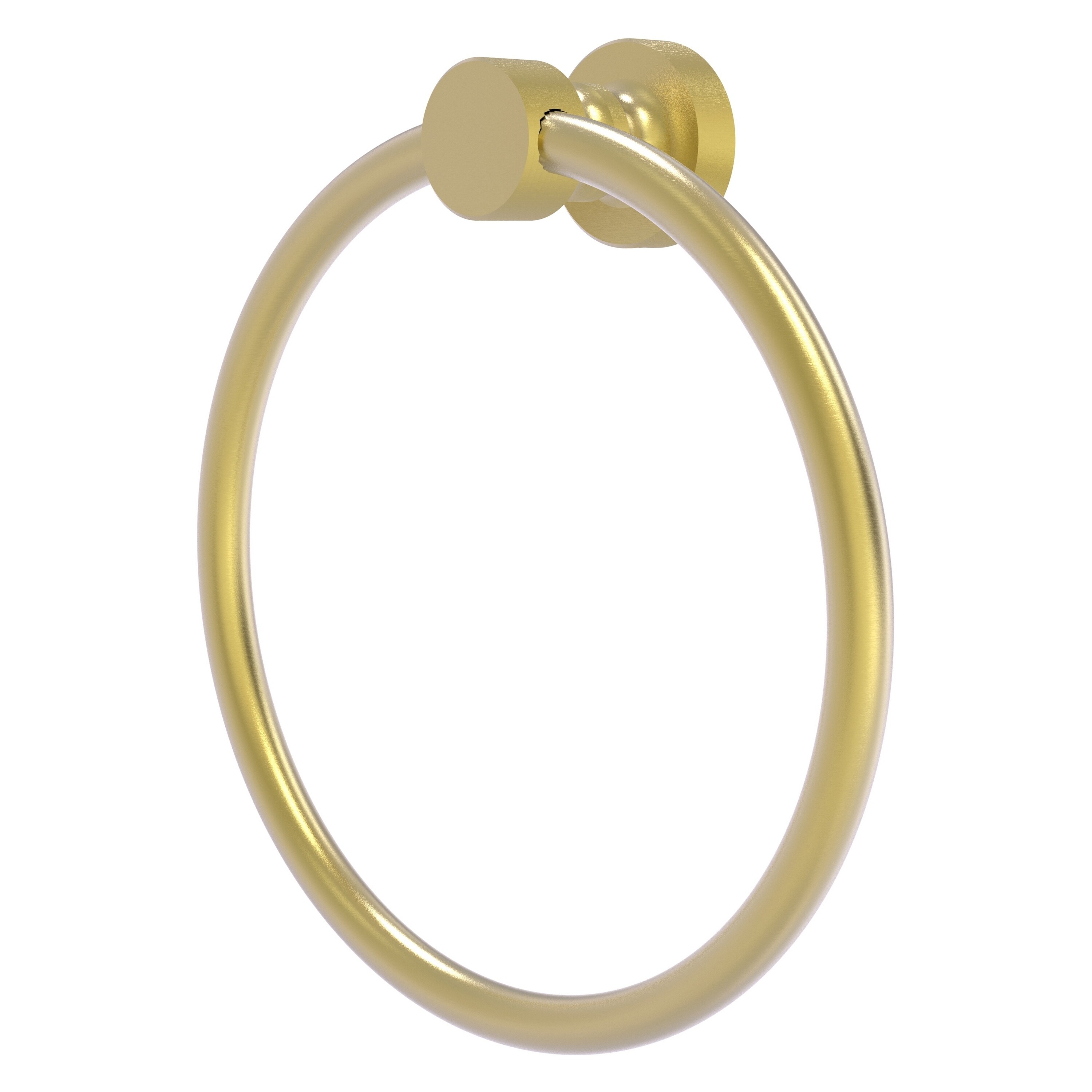 Allied Brass FT-16-SBR Foxtrot Satin Brass Wall mount Single Towel Ring