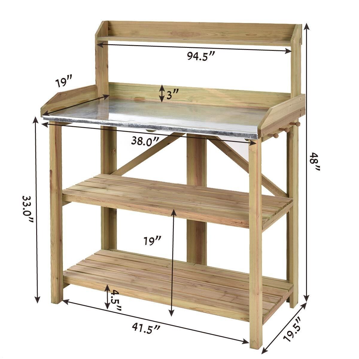 Ayelon OCMP554 Potting-Benches - View #2