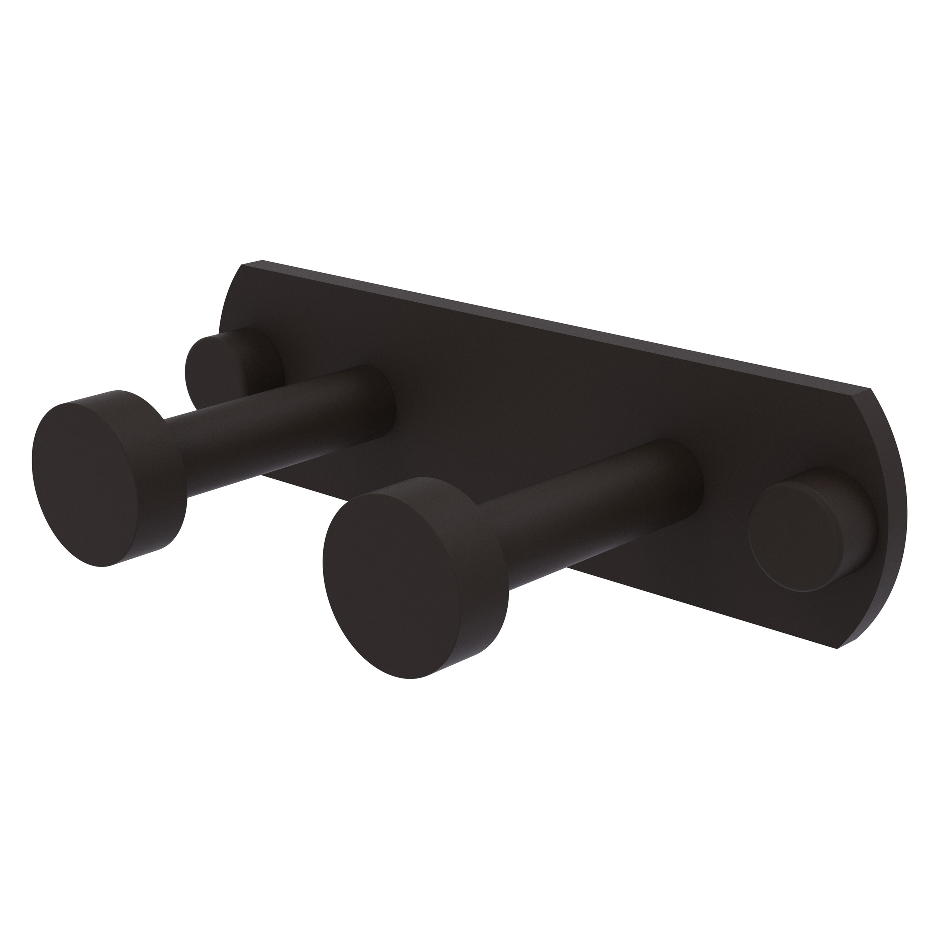 Allied Brass FR-20-2-ORB Fresno Oil-rubbed Bronze Double -Hook Wall mount Towel Hook