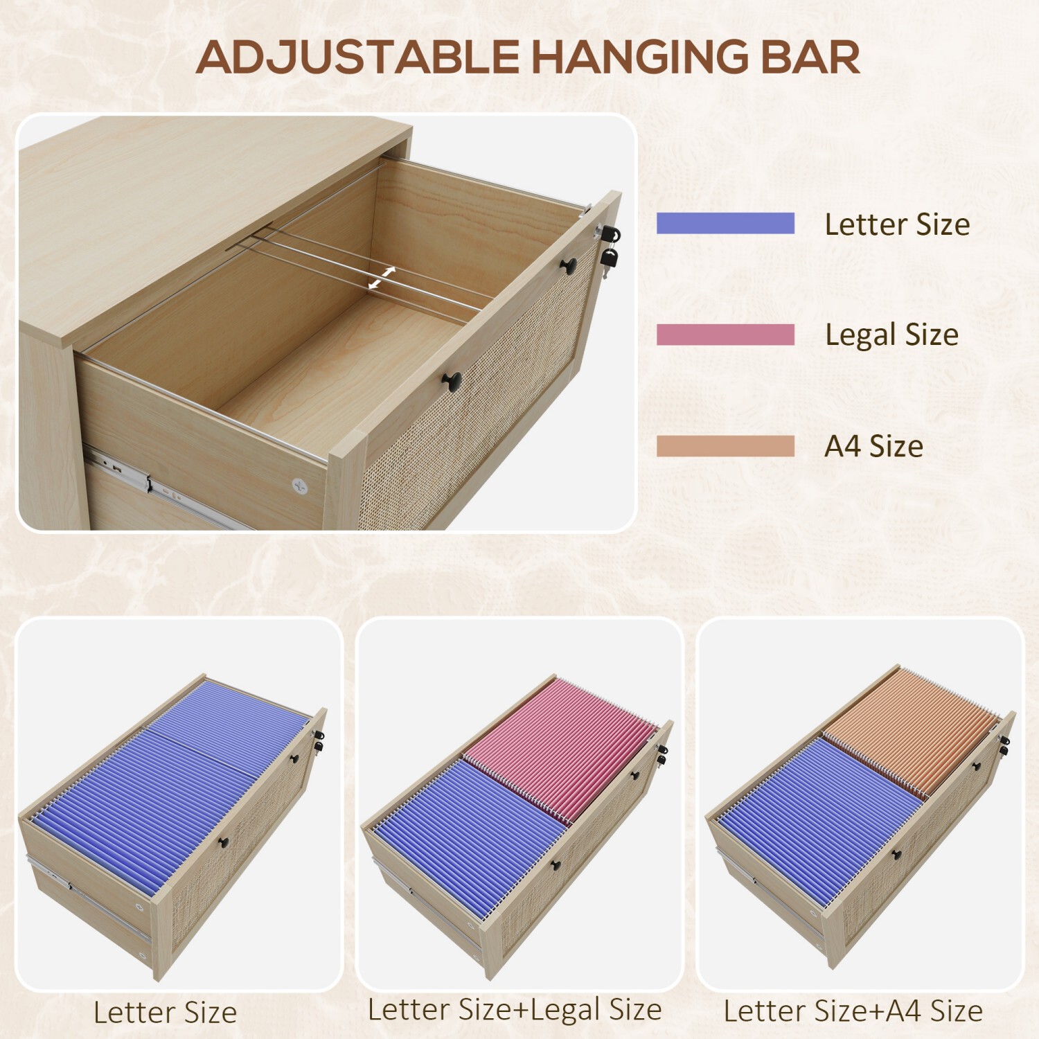 Miki Shinly AB-7921-03QI Filing-Cabinets - View #3