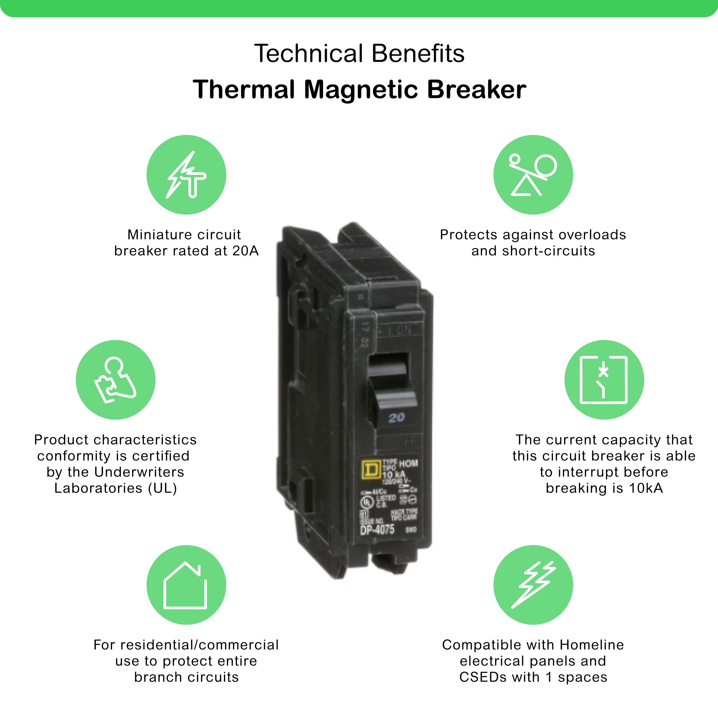 Square D HOM120CP Circuit-Breakers - View #3