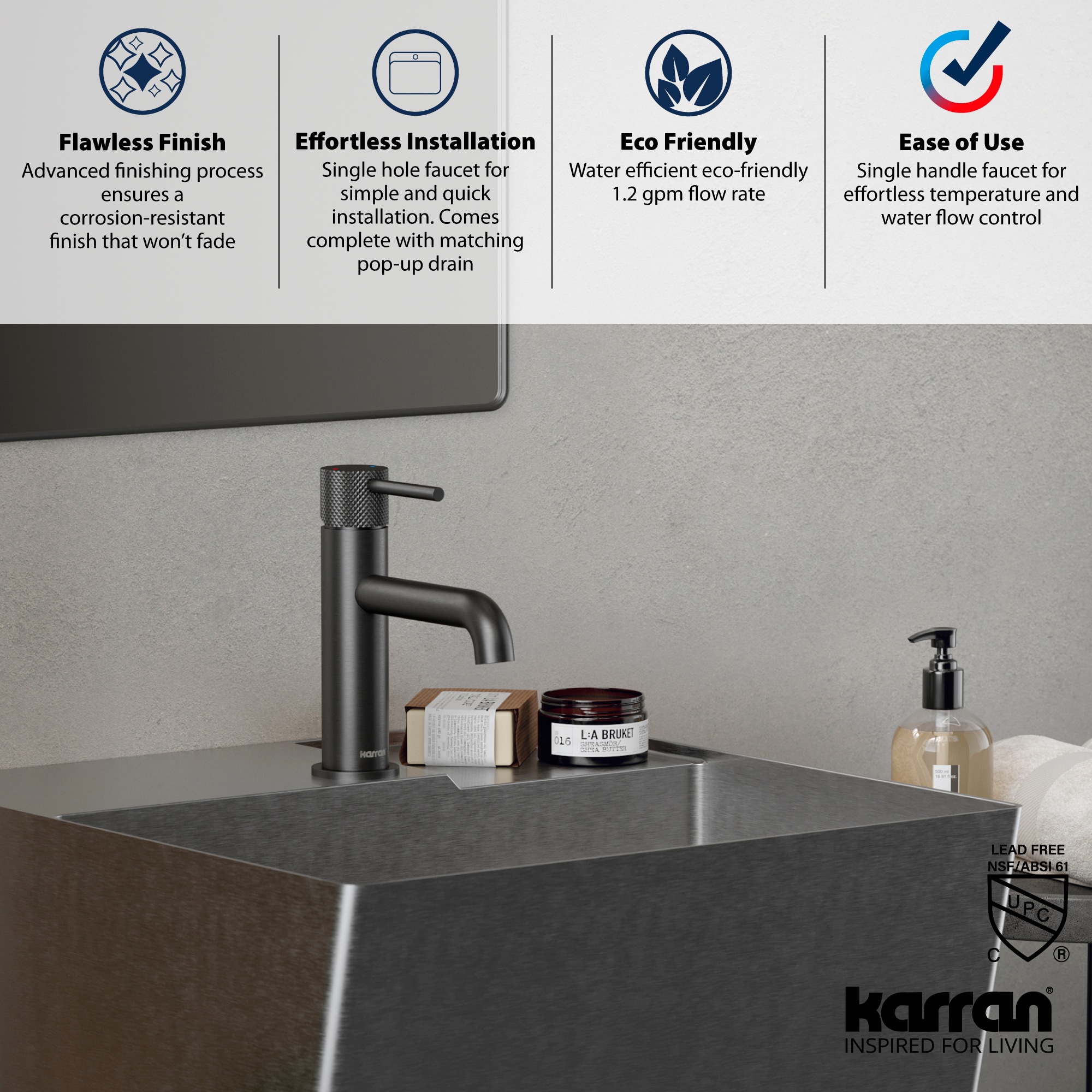 Karran KBF460GG Lavatory-Faucets - View #6