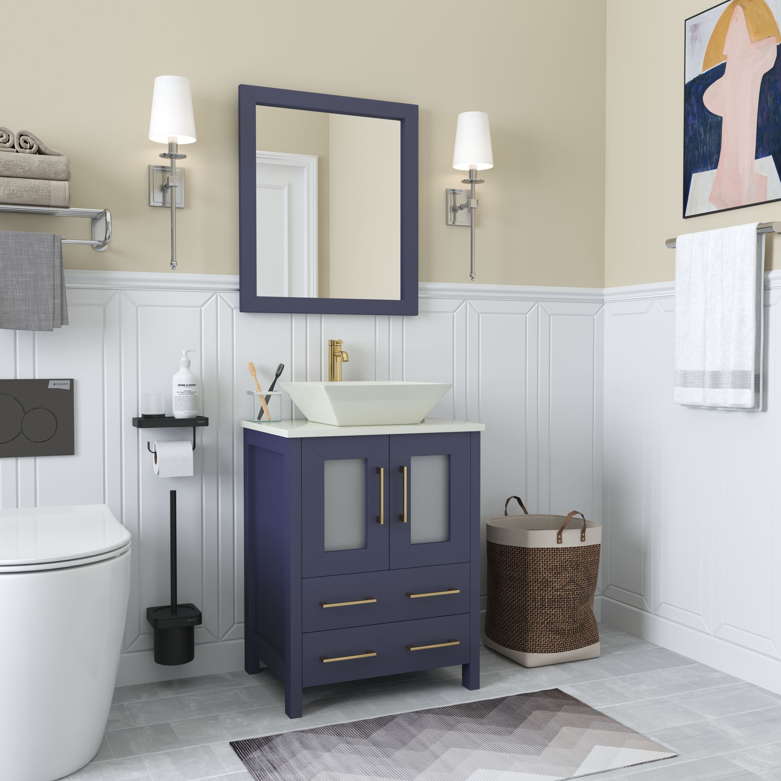Vanity Art VA3124-B Bath-Vanity-Combo - View #2