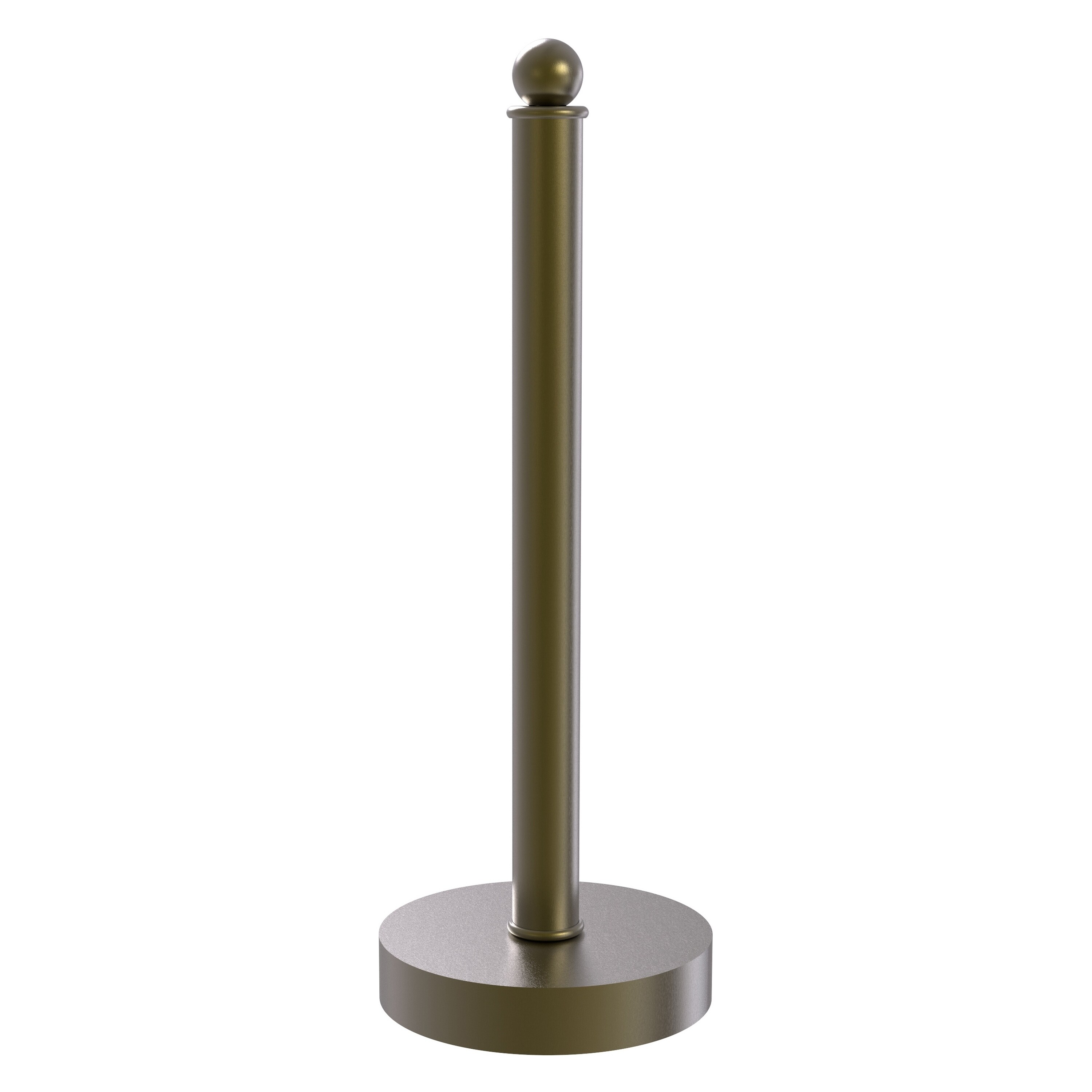 Waverly Place Under Cabinet Paper Towel Holder in Antique Brass