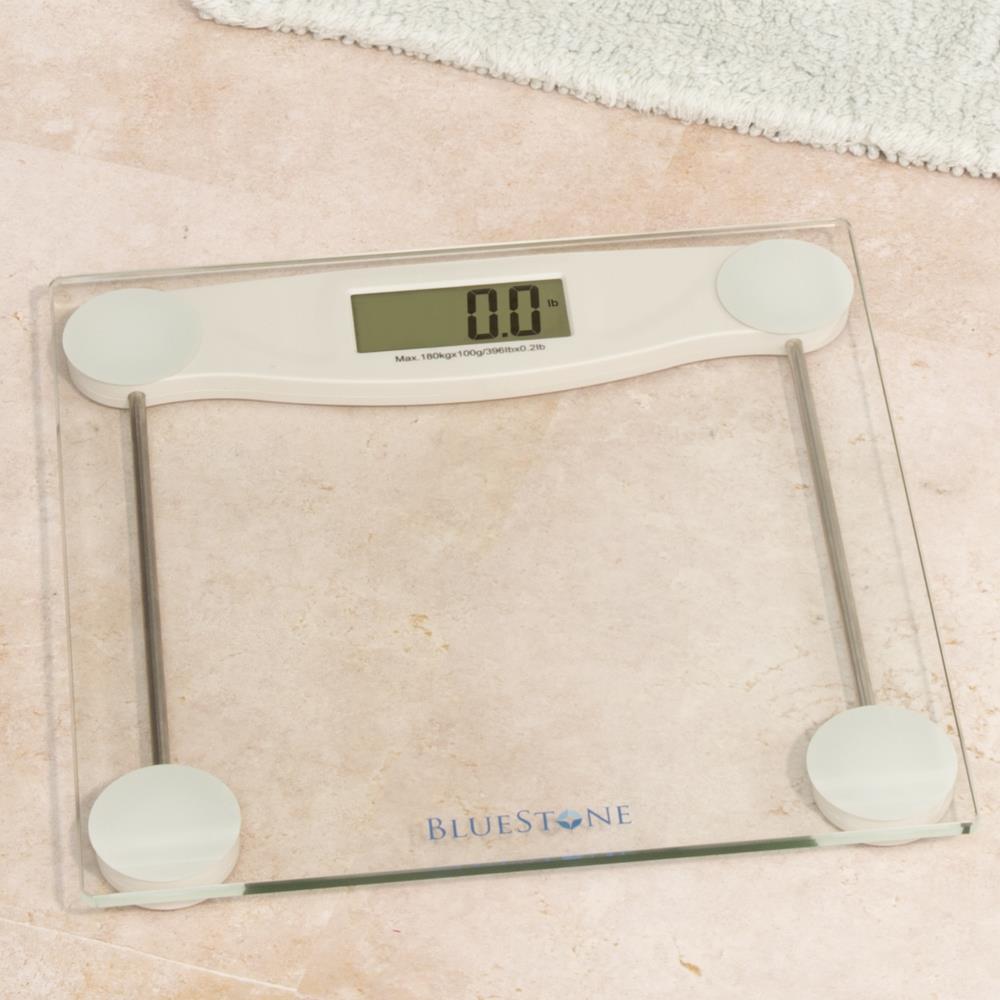 Fleming Supply Digital Body Weight Bathroom Scale, Accurate Measurements in  0.2 Increments, Large LCD Display 656903XFG
