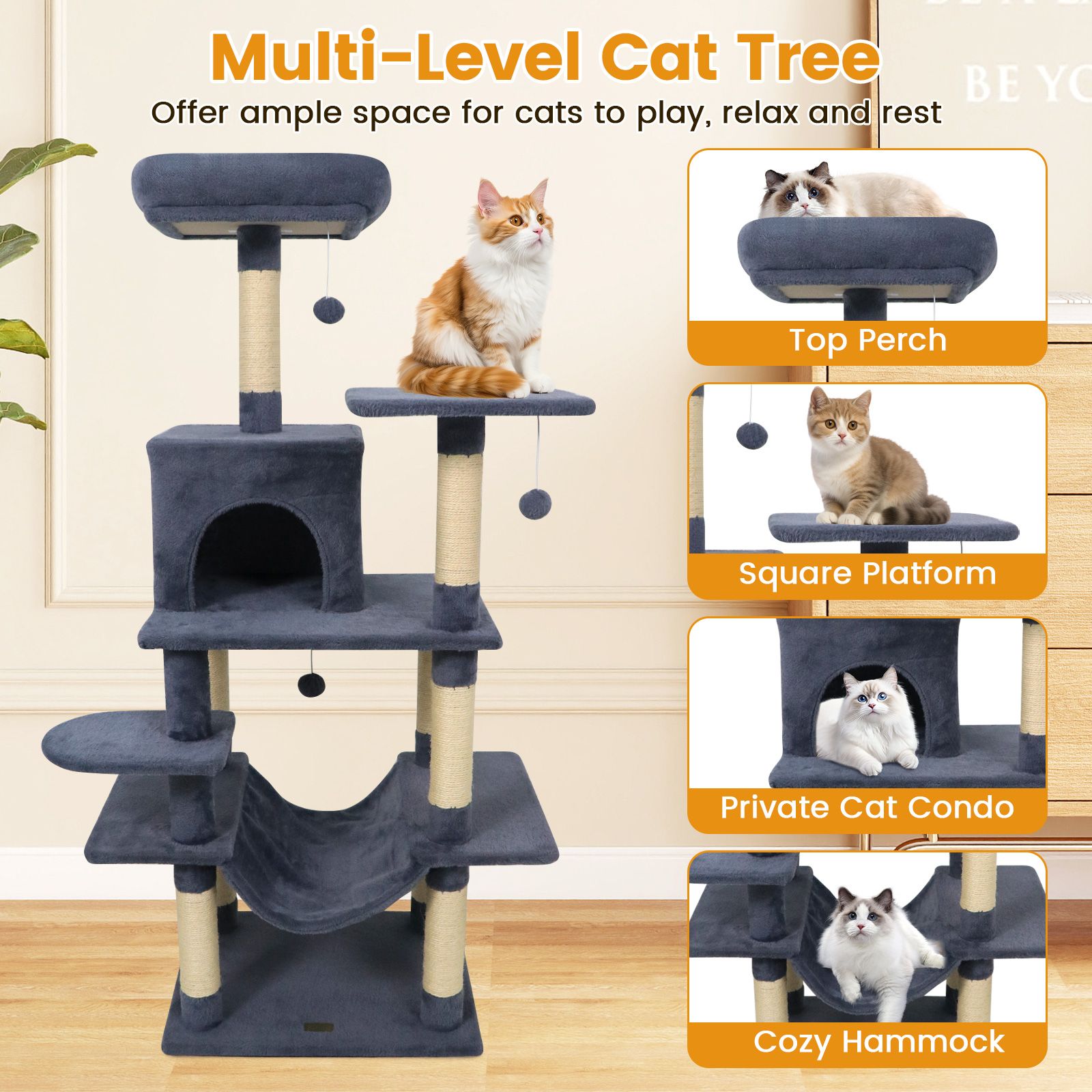 Slickblue D-CO-RG17401VP Cat-Trees - View #5