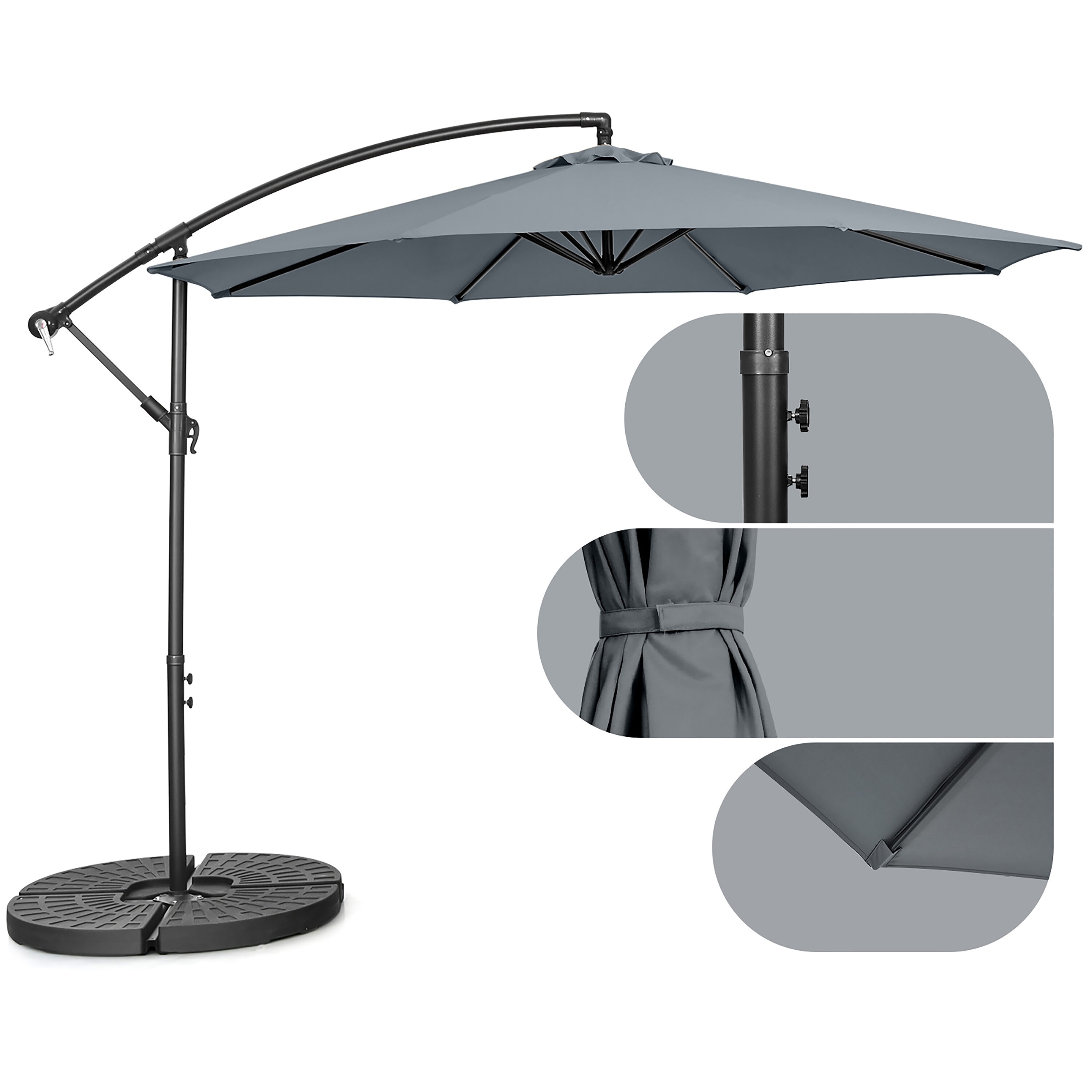 Costway NP10171SL Umbrellas-2 - View #5