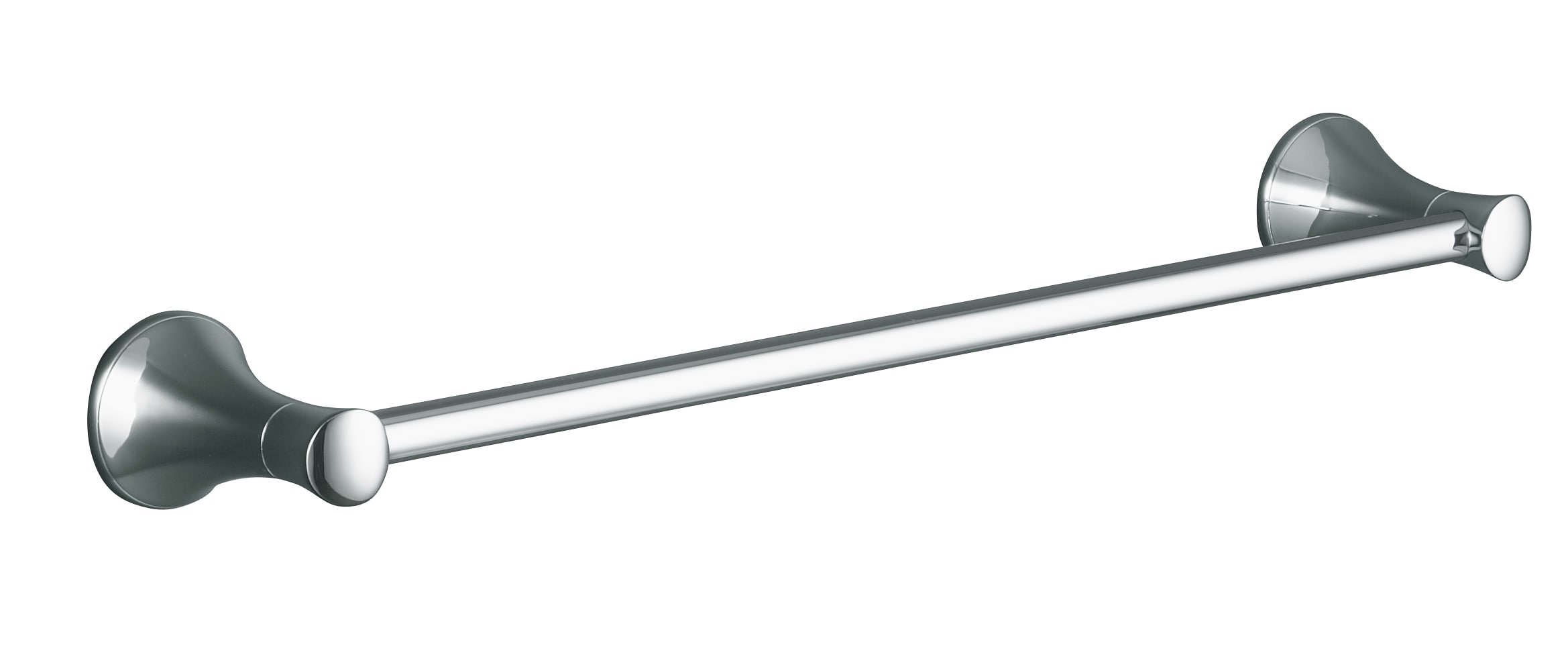 KOHLER 13430-CP Coralais 18-in Polished chrome Wall mount Single Towel Bar