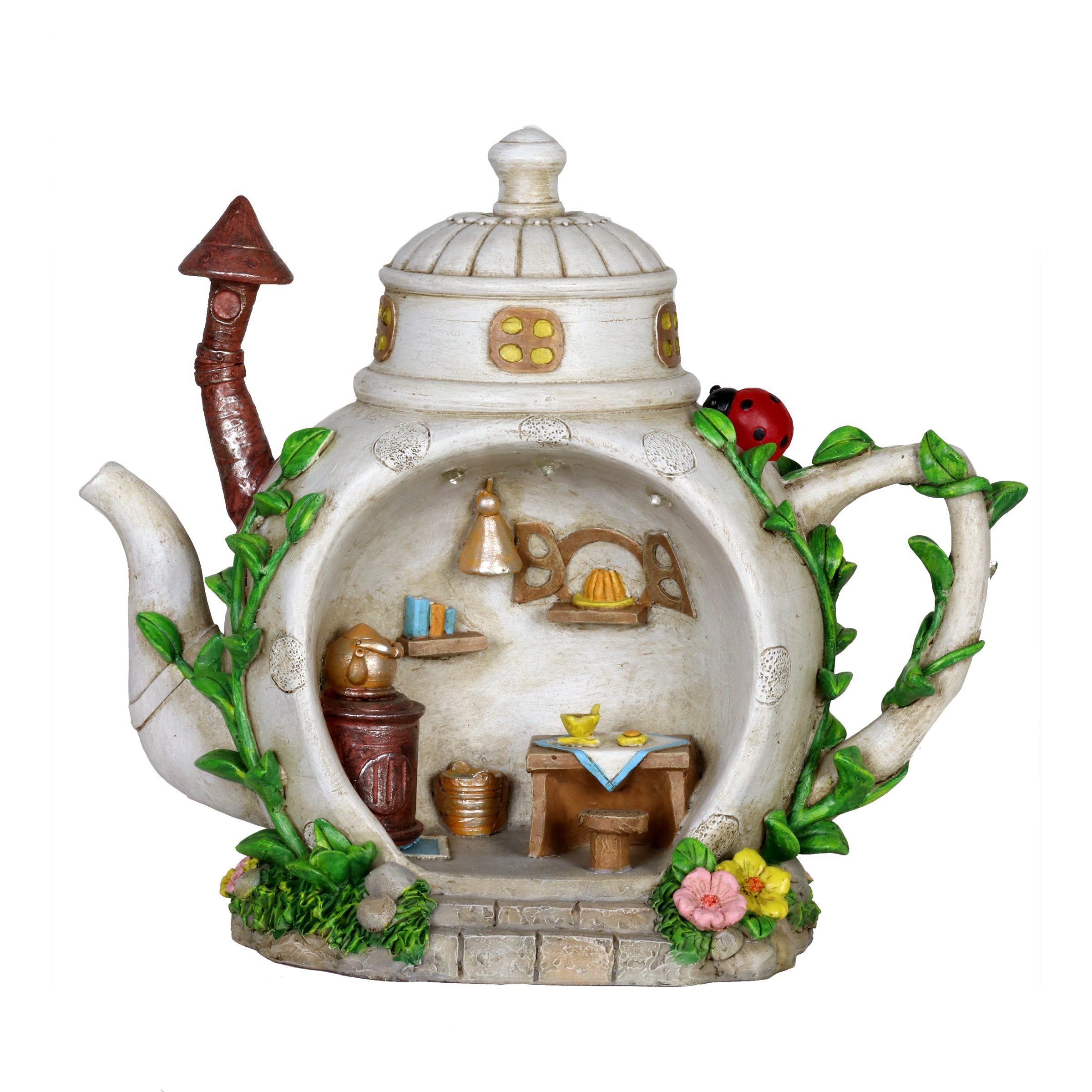 Exhart 15698-RS 9.06-in H x 5.91-in W Multiple colors/finishes Fairy Garden Statue