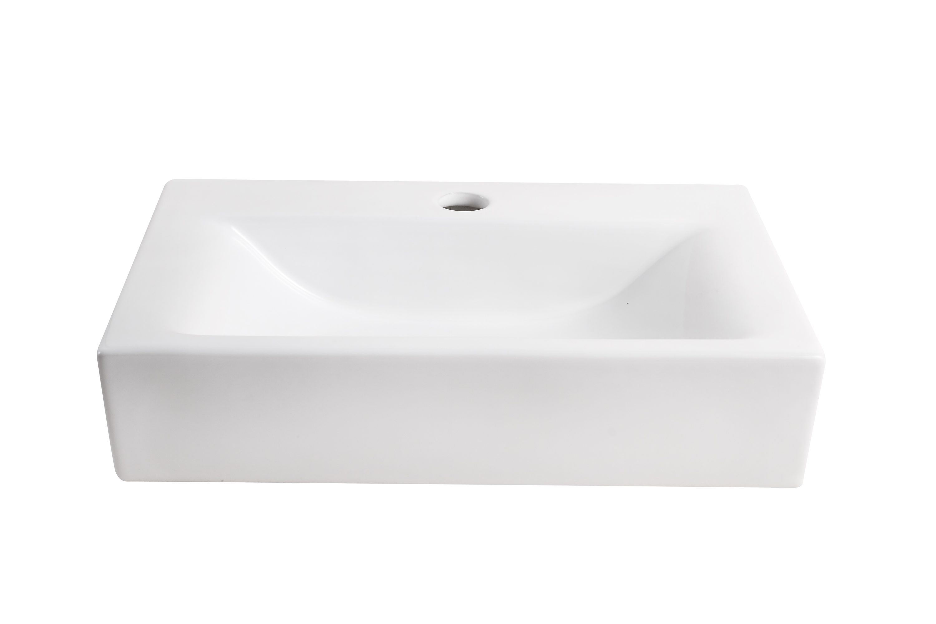 allen + roth White Drop-In Rectangular Traditional Bathroom Sink (21.26-in  x 18.5-in) at