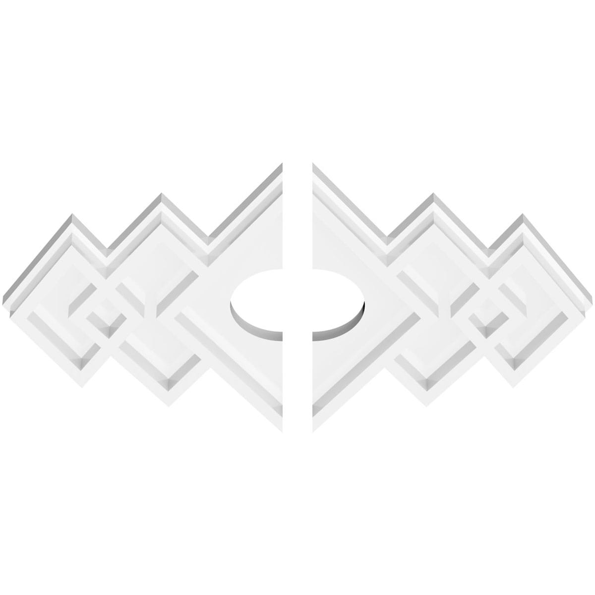 Ekena Millwork CMP16X10ZE2-03000 Ceiling-Medallions - View #2