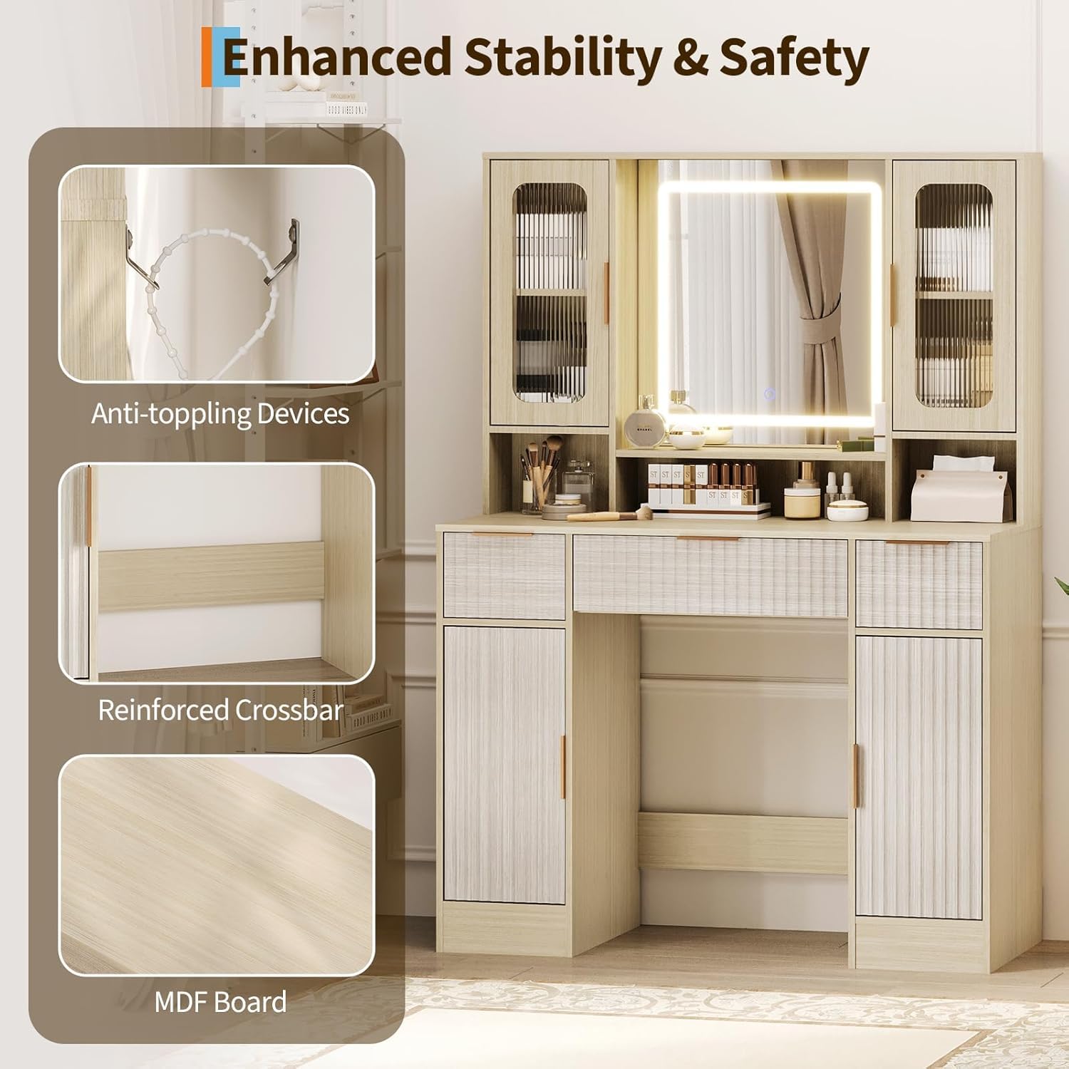 DEXSO ENCOREPHKBA18791 Bedroom-Vanities - View #5