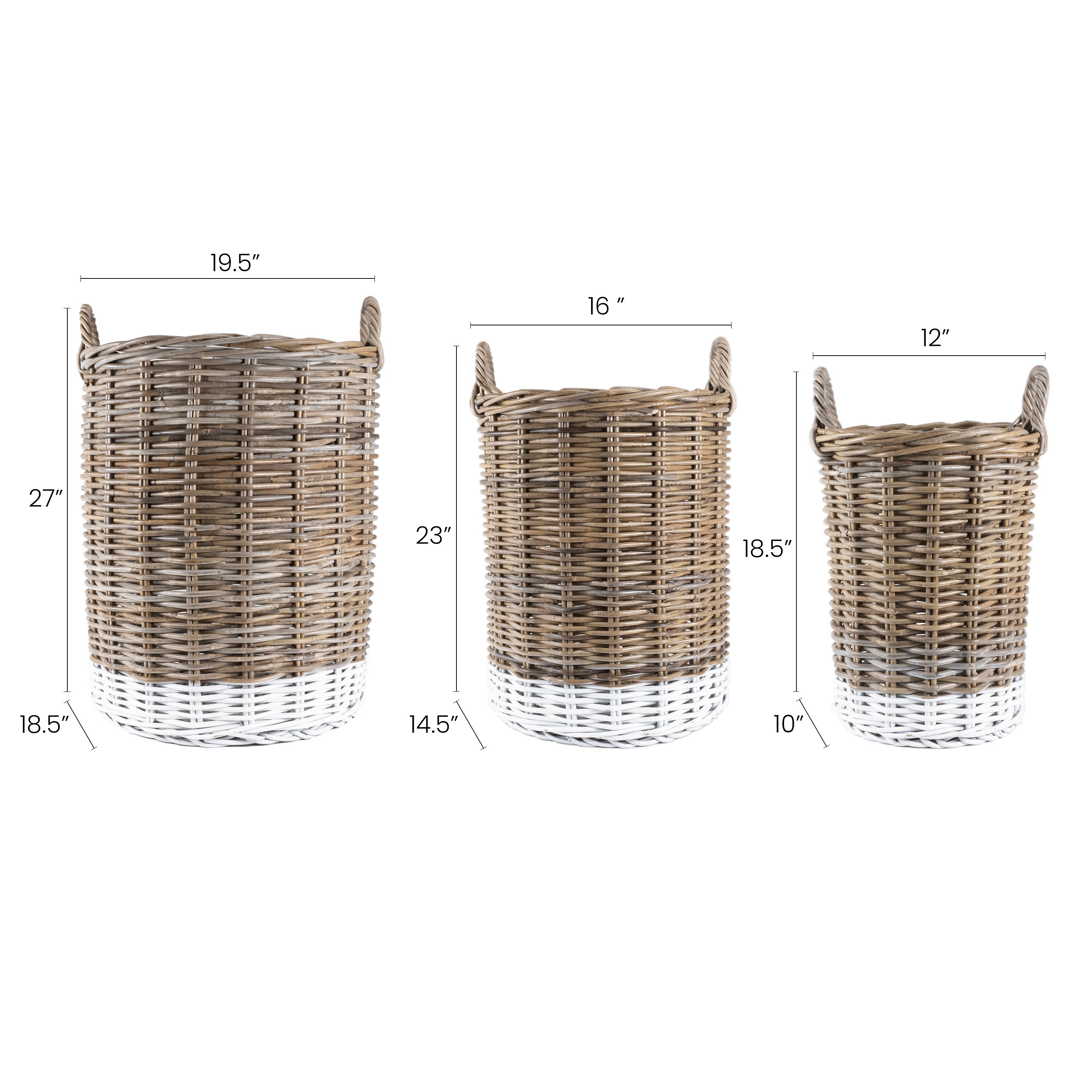 happimess BSK1000A-3SET Bins-Baskets - View #3
