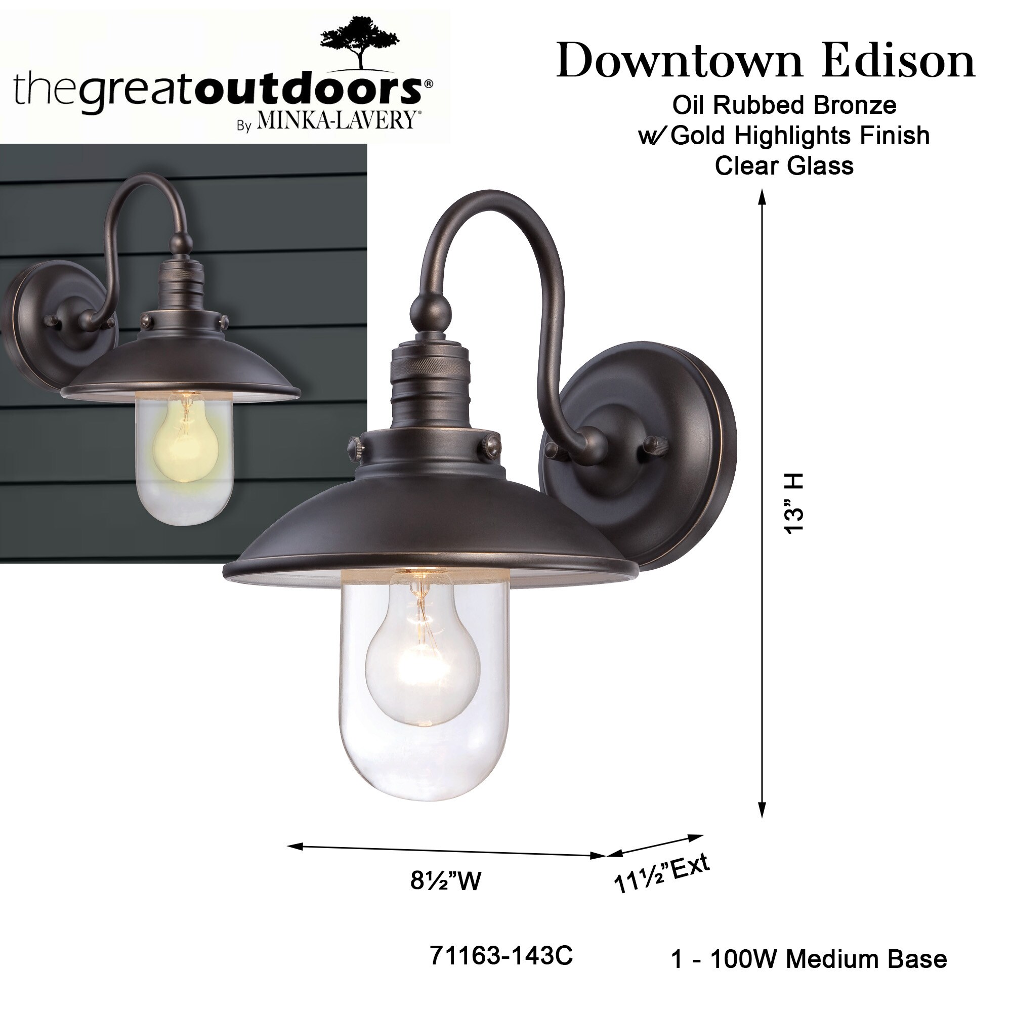 Minka Lavery 71163-143C Outdoor-Wall-Lighting - View #3