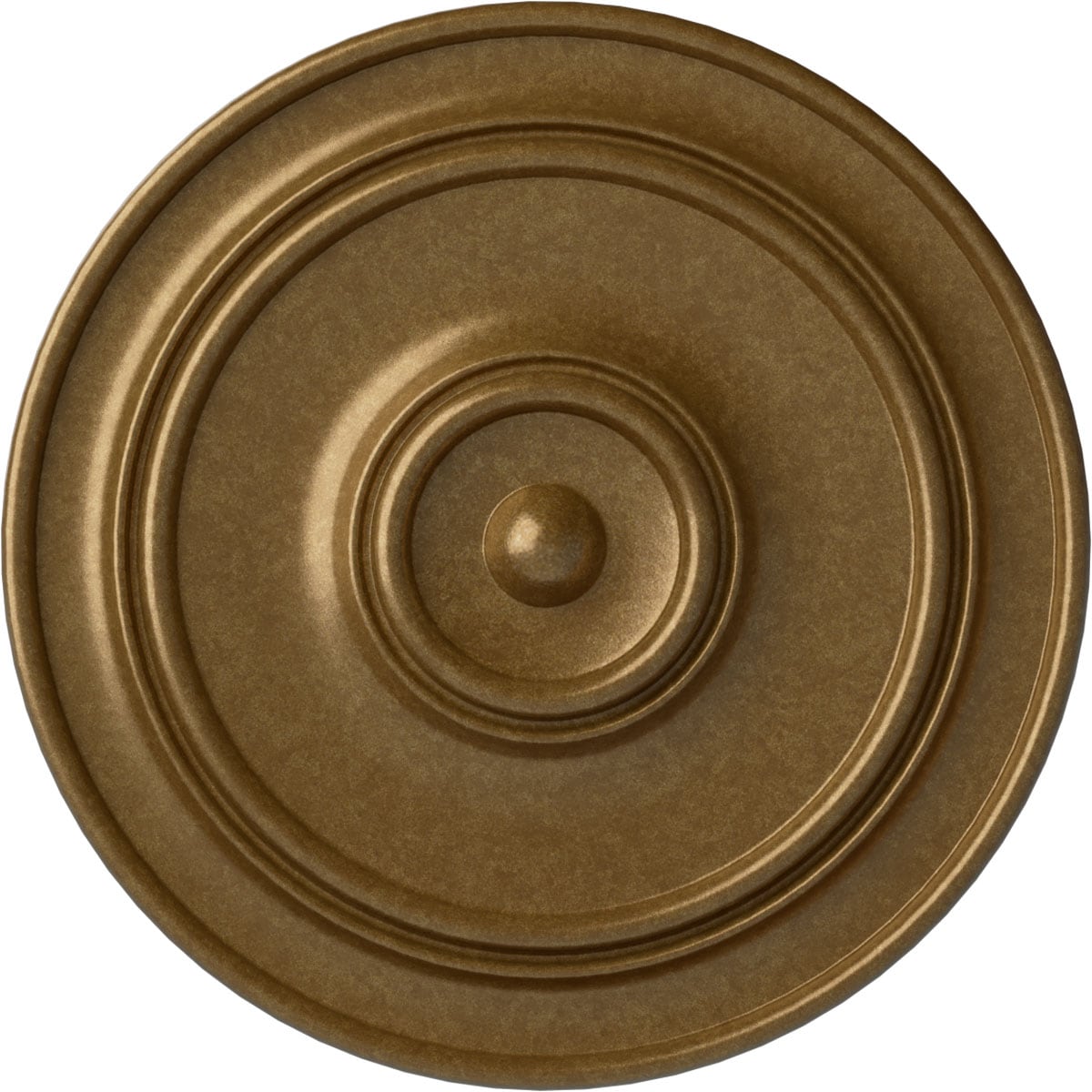 Ekena Millwork CM54TCLPAS Large Classic 57-in W x 57-in L Painted Pale Gold Polyurethane Whole Ceiling Medallion