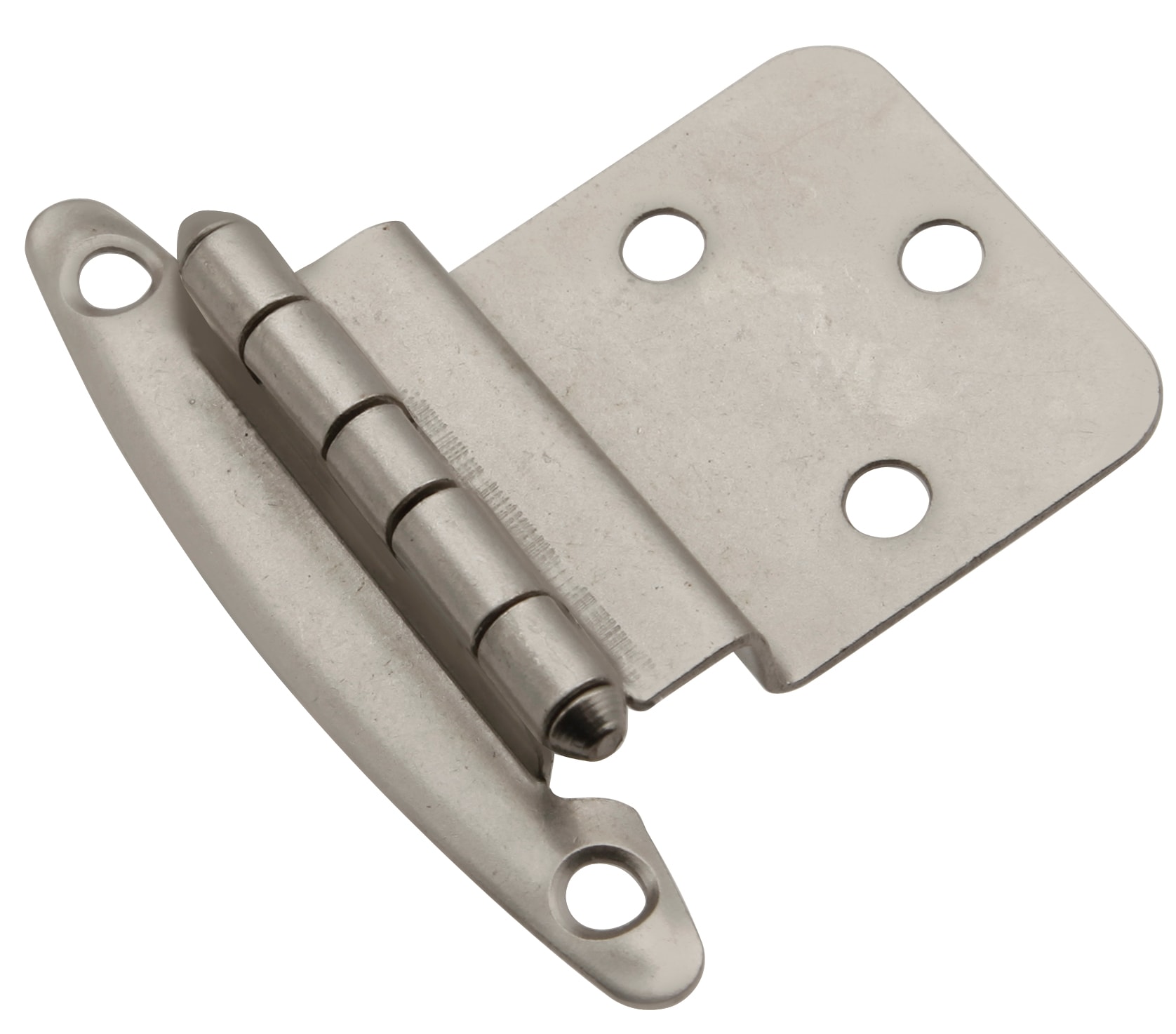 Hickory Hardware 170-Degree 3/8-in Inset Flush Surface Satin Nickel ...