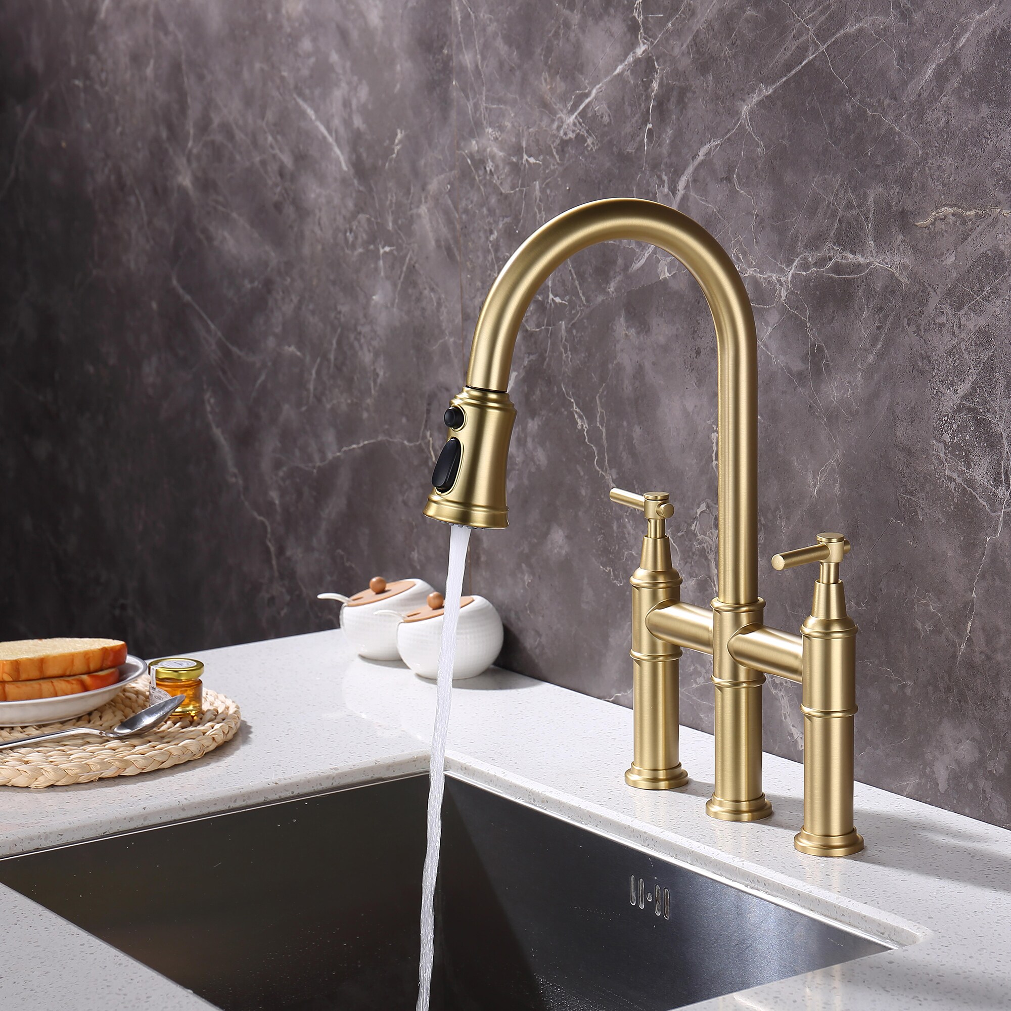 Mondawe MO227DT-GD Kitchen-Faucets - View #3