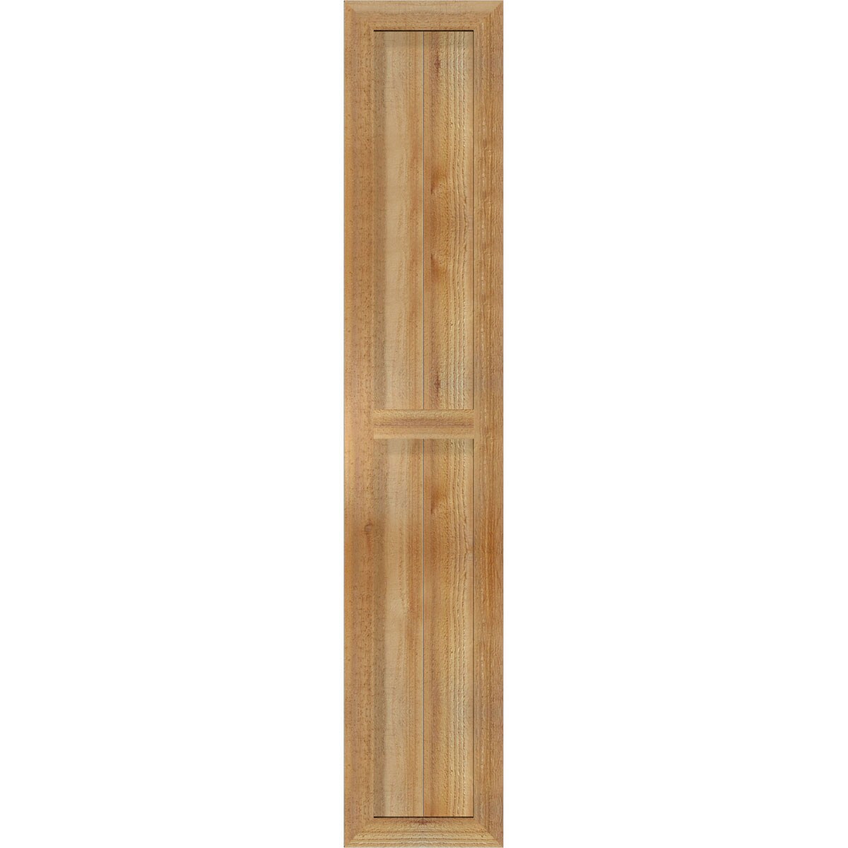 Ekena Millwork RBF06S11X057RWR 10.75-in W x 57-in H Unfinished Paintable/Stainable Board and batten Framed Wood Exterior Shutters ( 2 -Pack )
