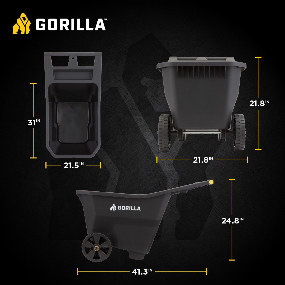 Gorilla GCY-45 Yard-Carts - View #5