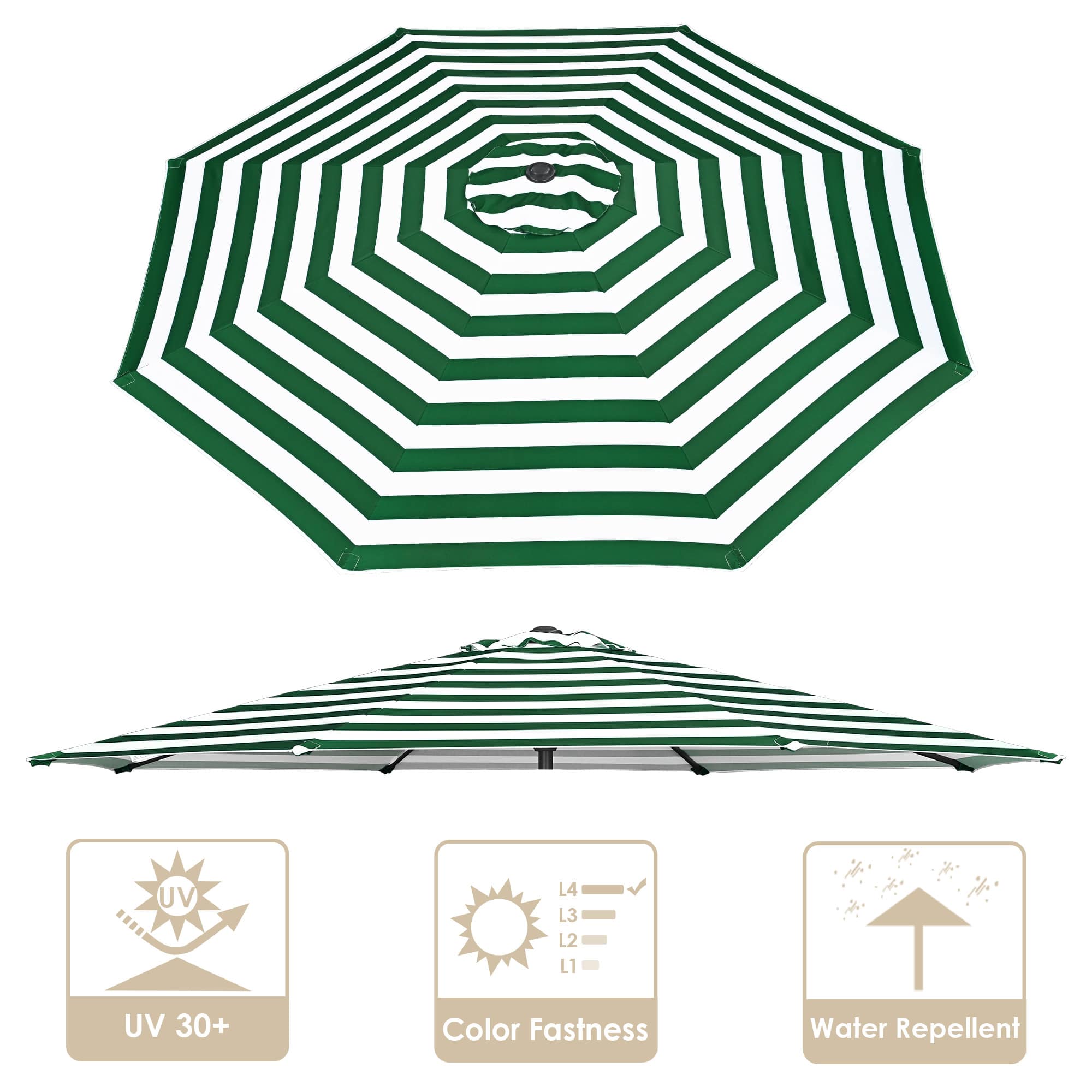 Yescom 07UMC001-9FT-0407-LO Umbrellas-3 - View #3