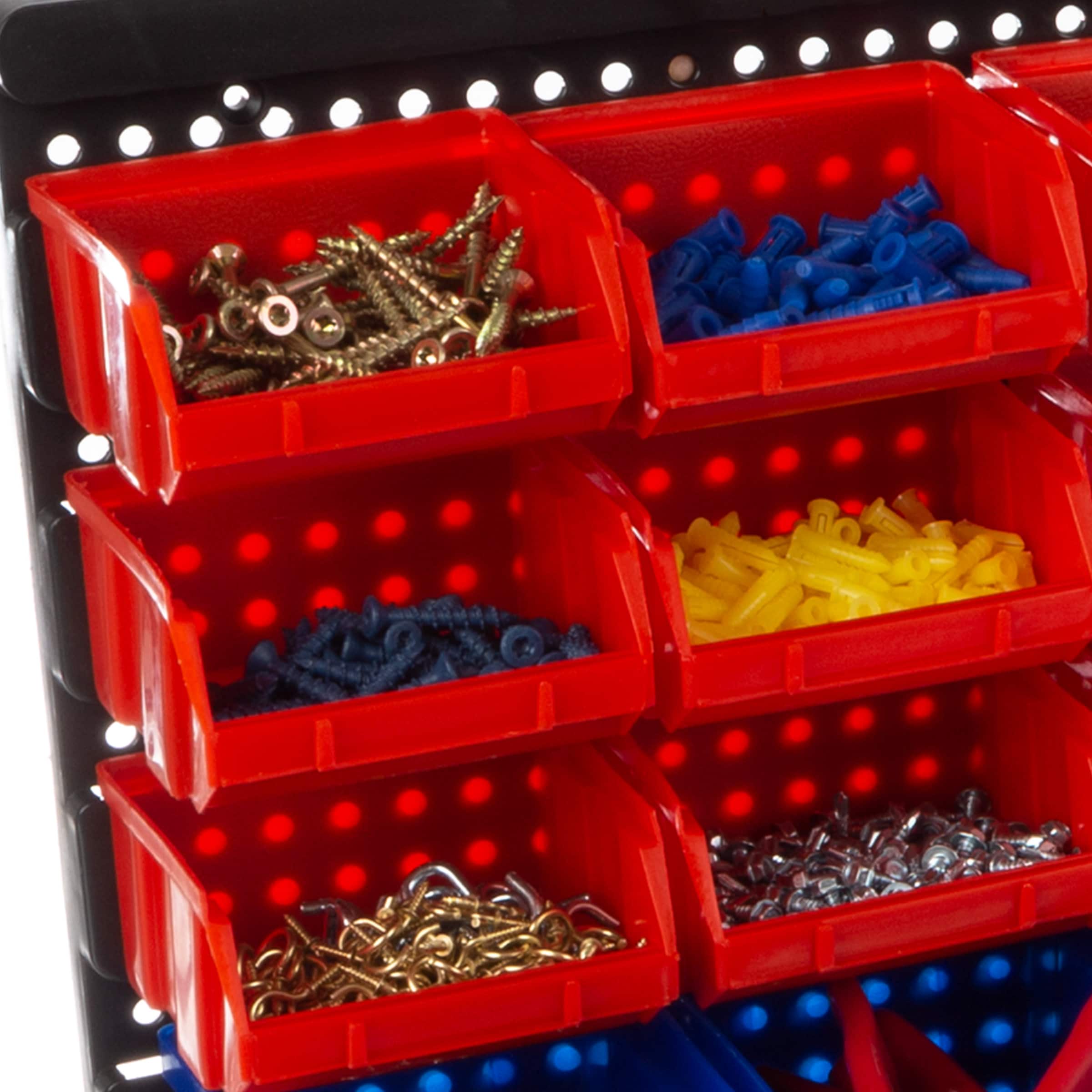 Fleming Supply 30-Compartment Plastic Small Parts Organizer in the Small  Parts Organizers department at