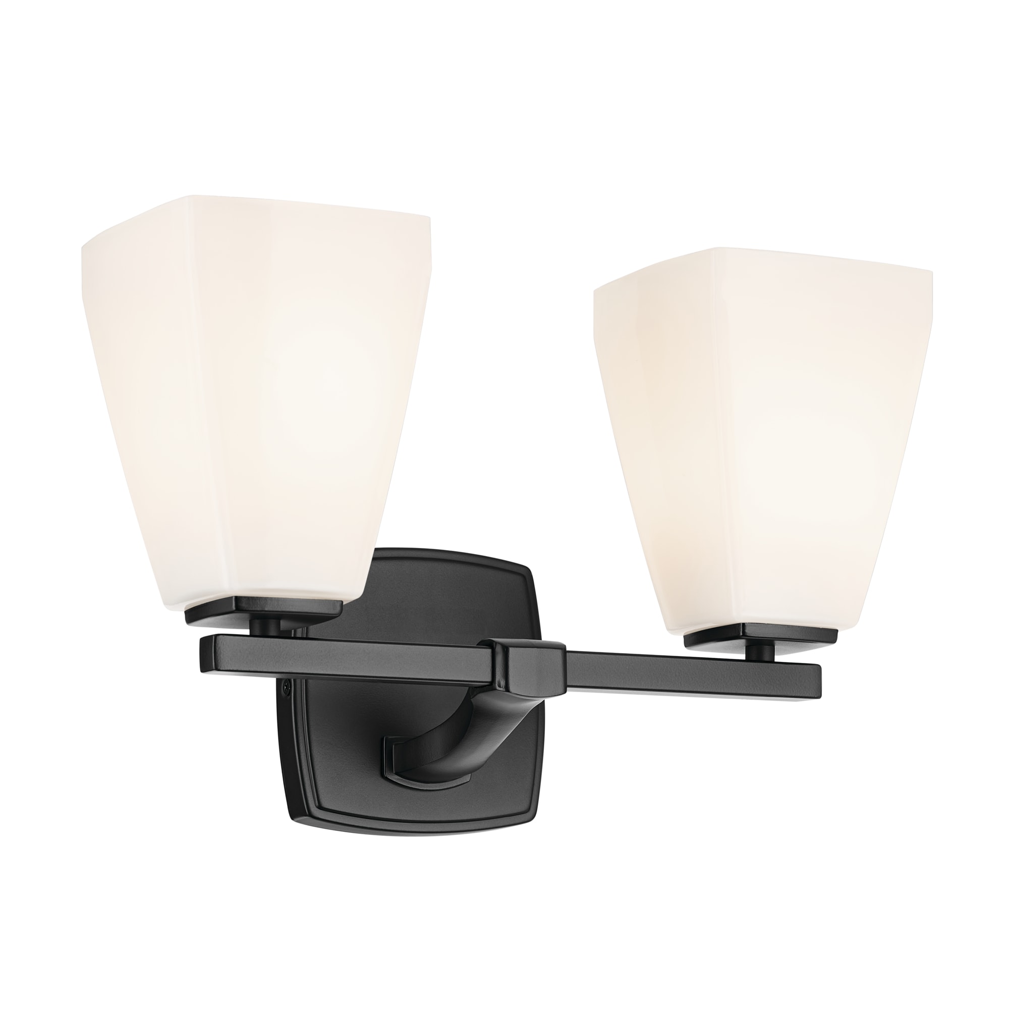 Kichler Marant 14.25-in 2 Light Black Modern/contemporary Bathroom Vanity light