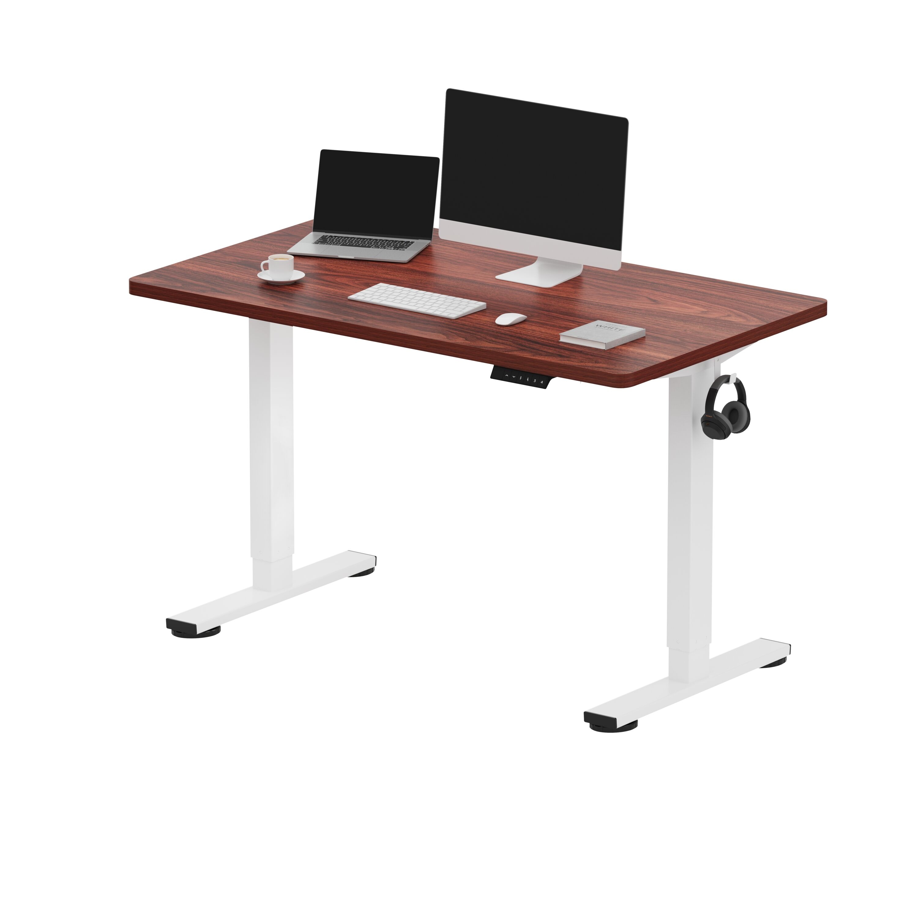 FlexiSpot E2WR4830N 48-in Brown Modern/Contemporary Standing desk