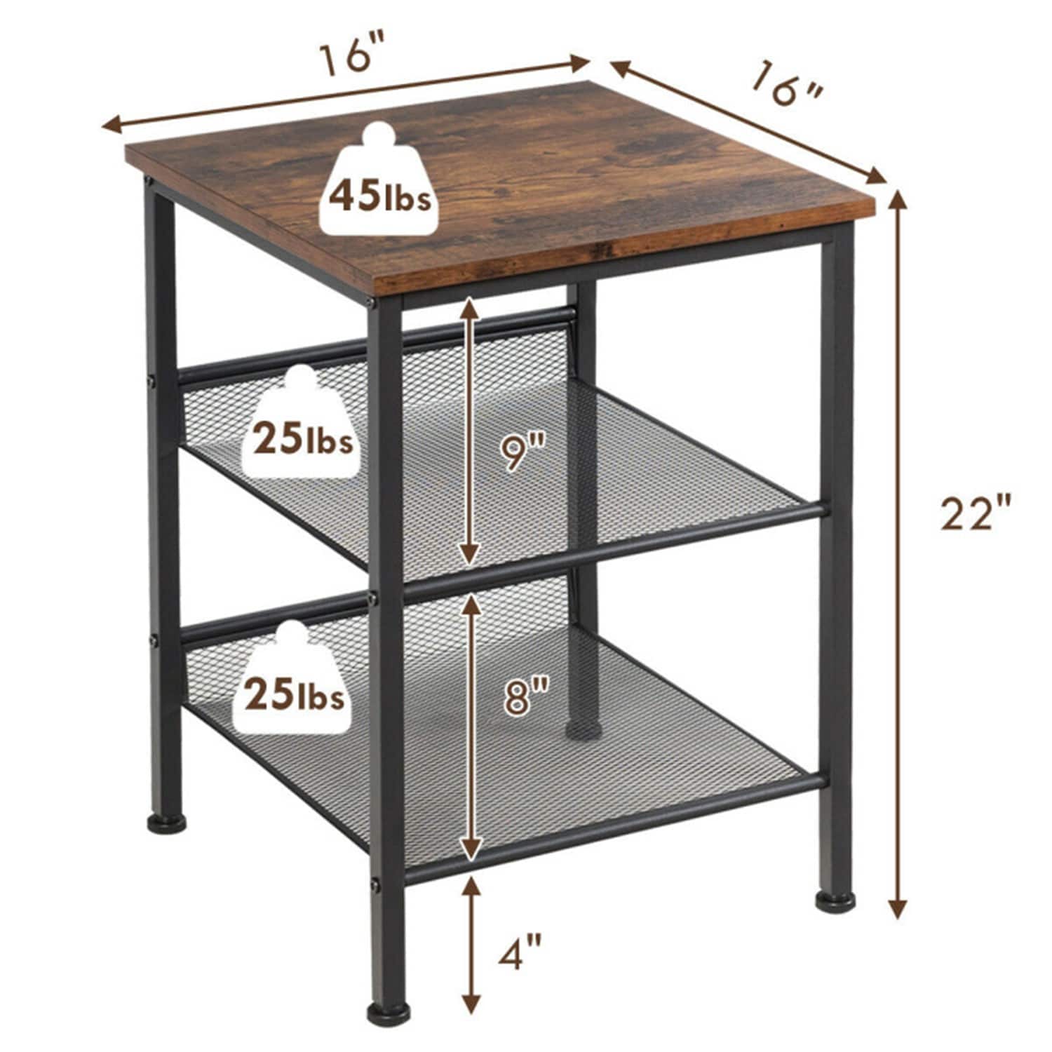 Mondawe MO-HW65662 End-Tables - View #10
