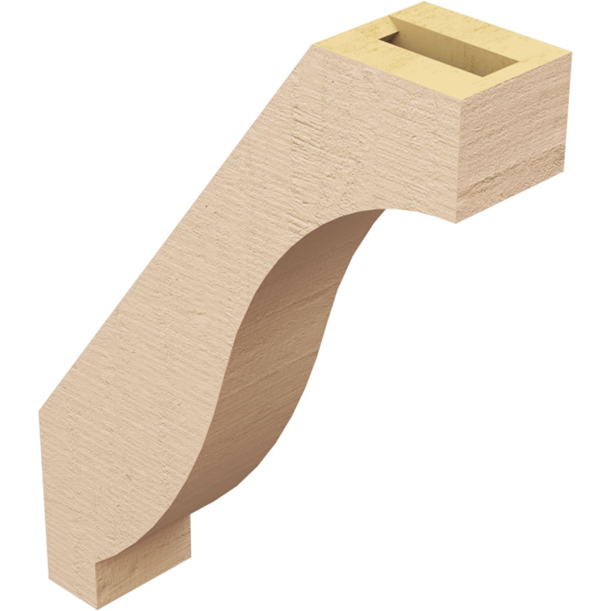 Ekena Millwork BRCUR03X12X16BKRRCPR braces - View #6