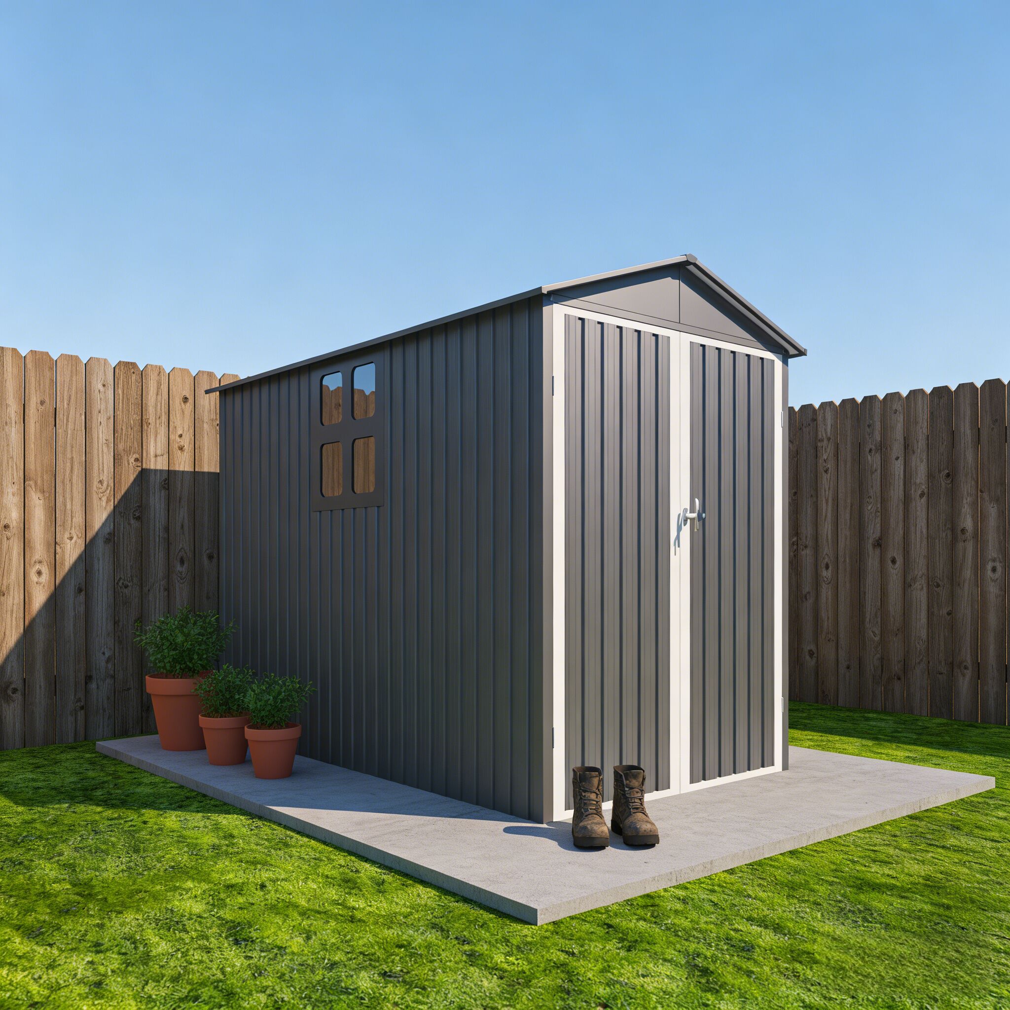 GDFStudio 370704 Metal-Storage-Buildings-Sheds - View #4