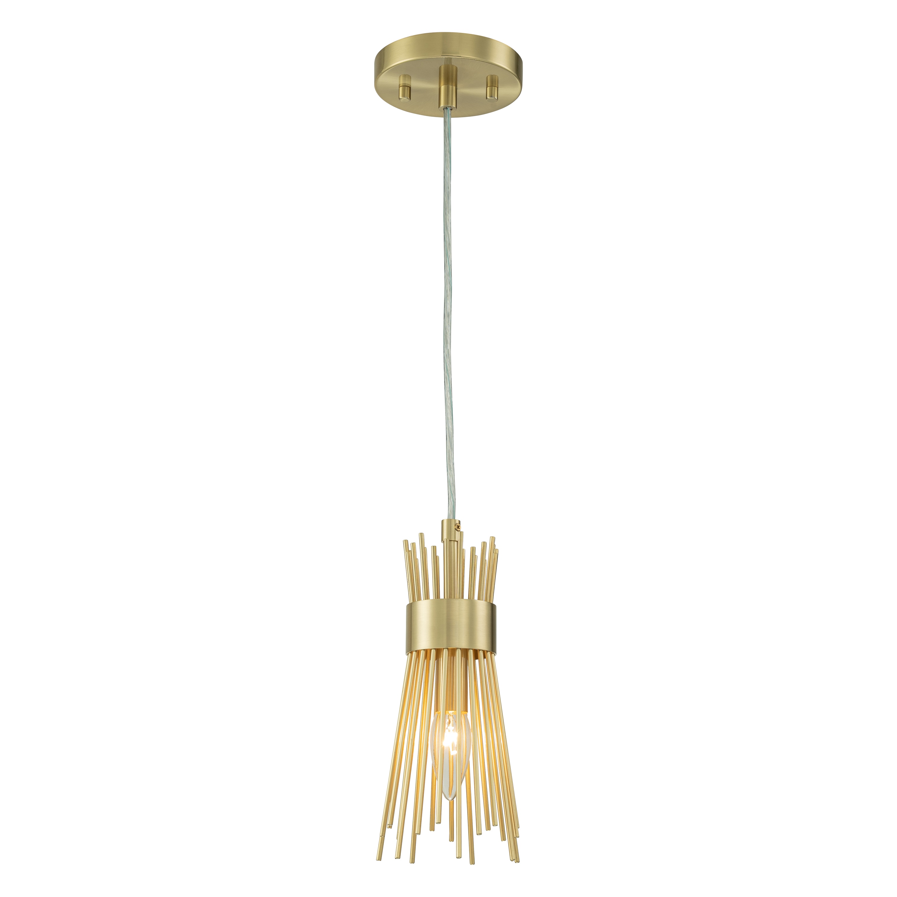 C Cattleya LCA2379-H Brushed Gold Modern/contemporary Sputnik Mini Hanging Pendant light