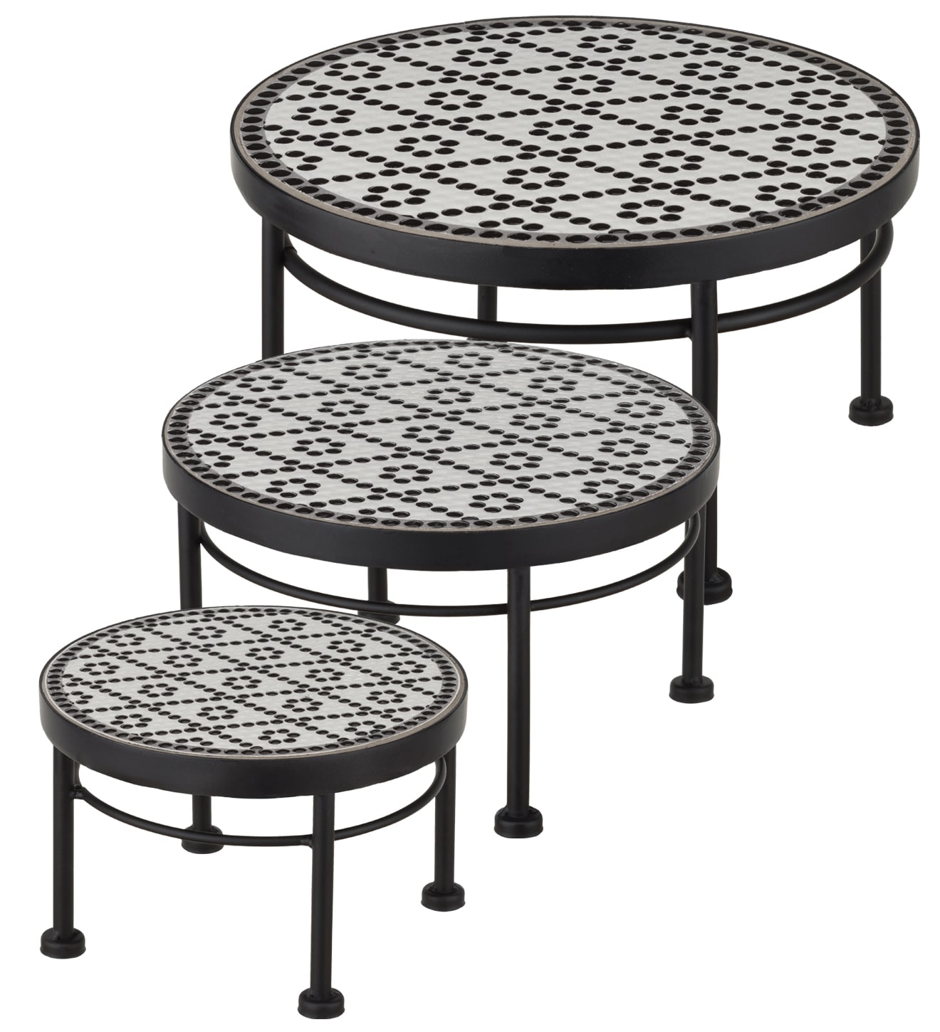 Regal Art & Gift 13973 28-in H x 12-in W Multi Indoor/Outdoor Round Ceramic Plant Stand