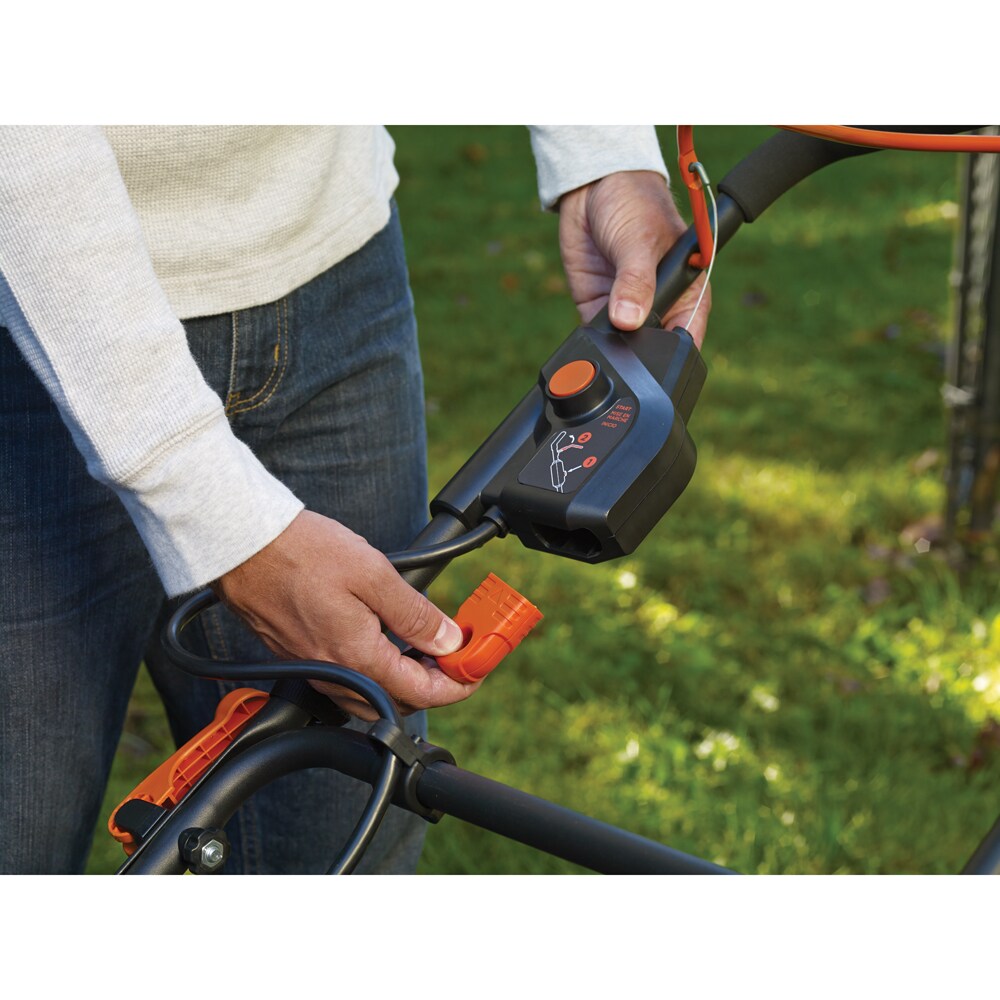 BLACK DECKER 40 volt Max 20 in Push Cordless Lawn Mower 2.5 Ah at